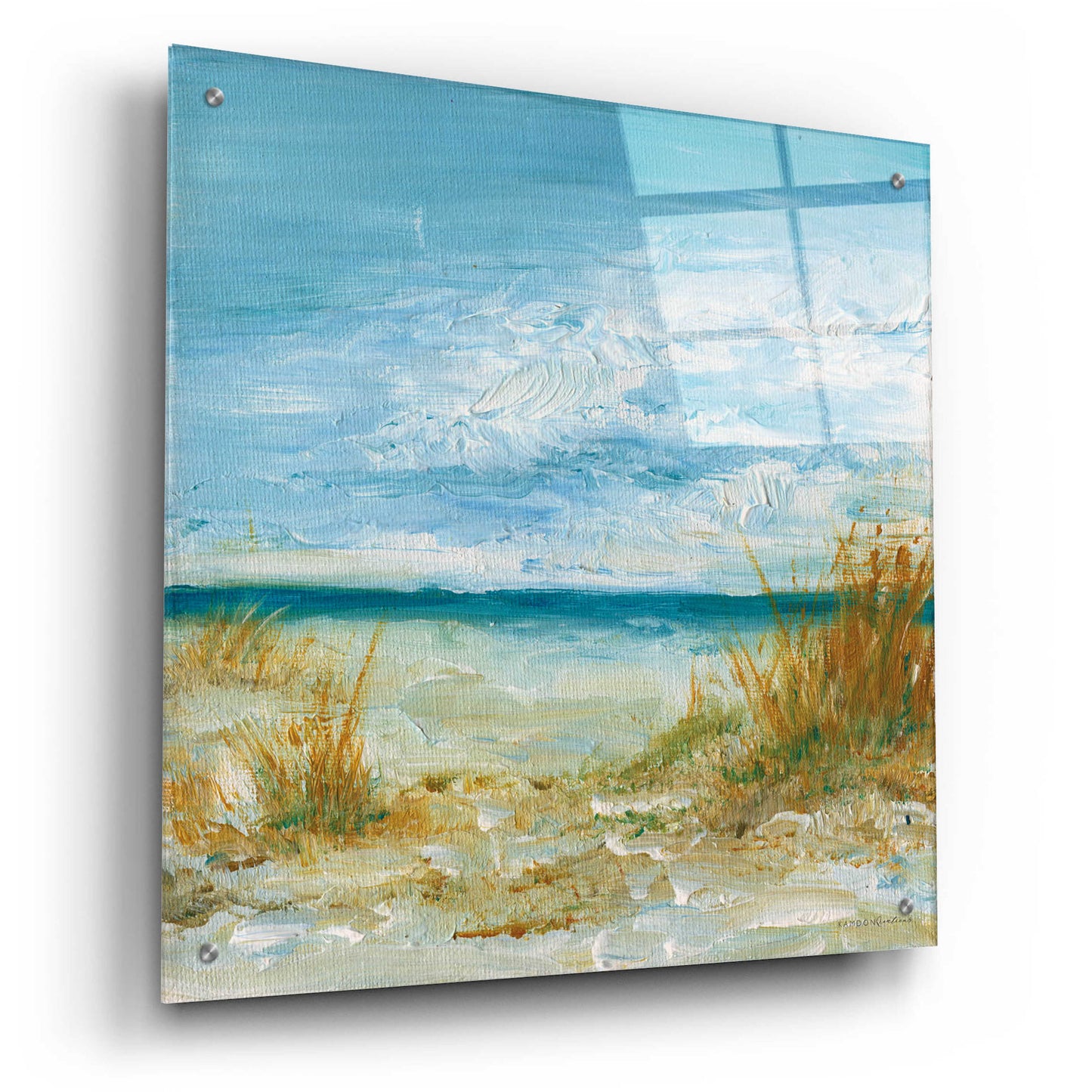 Epic Art 'Sea Breeze' by Kamdon Kreations, Acrylic Glass Wall Art,24x24