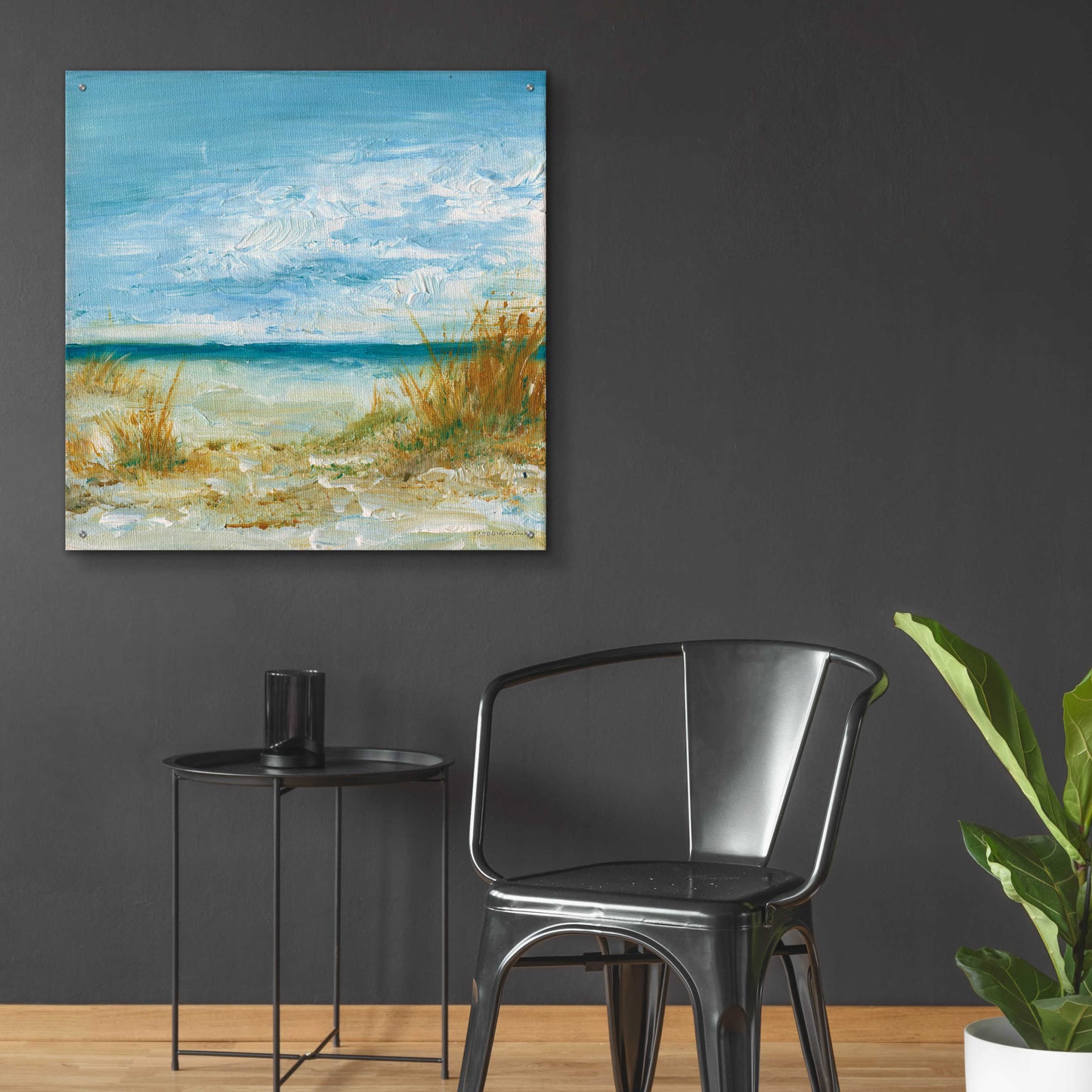 Epic Art 'Sea Breeze' by Kamdon Kreations, Acrylic Glass Wall Art,36x36