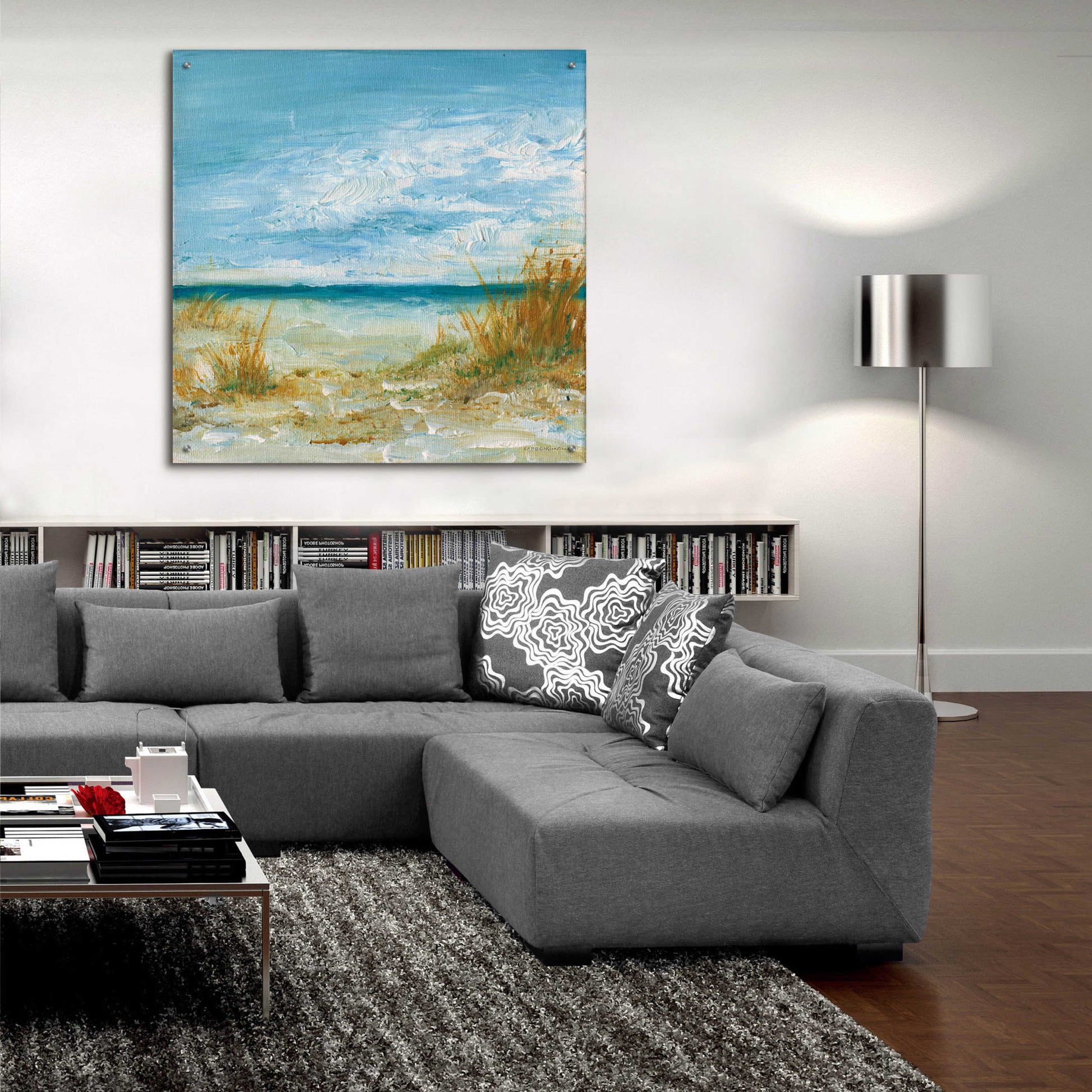 Epic Art 'Sea Breeze' by Kamdon Kreations, Acrylic Glass Wall Art,36x36