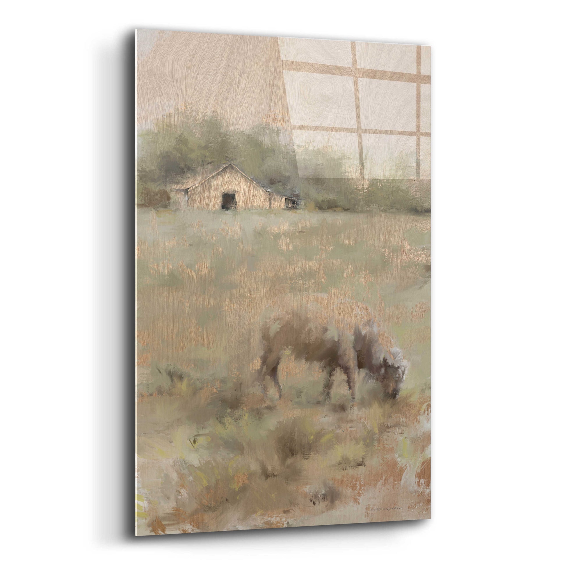 Epic Art 'The Front Pasture' by Kamdon Kreations, Acrylic Glass Wall Art,12x16