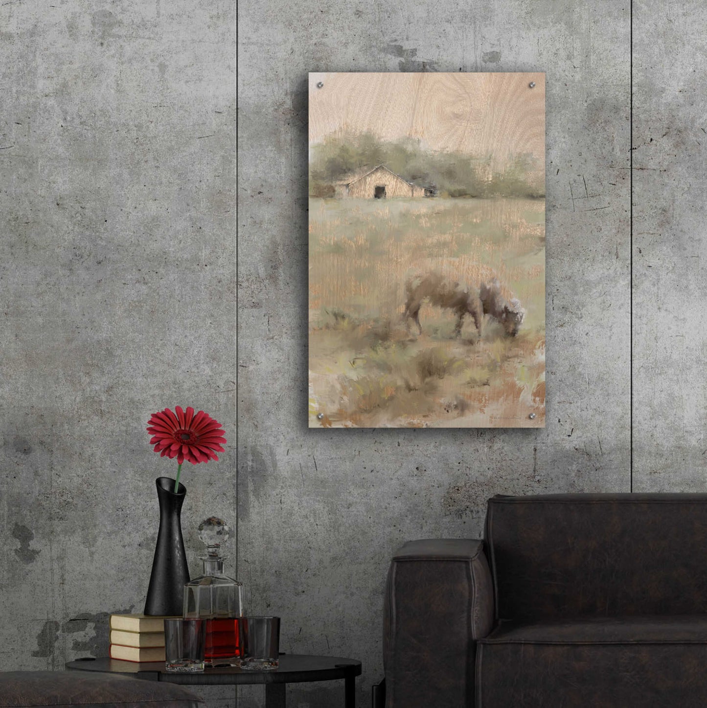 Epic Art 'The Front Pasture' by Kamdon Kreations, Acrylic Glass Wall Art,24x36