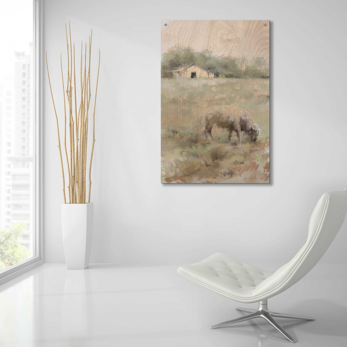 Epic Art 'The Front Pasture' by Kamdon Kreations, Acrylic Glass Wall Art,24x36