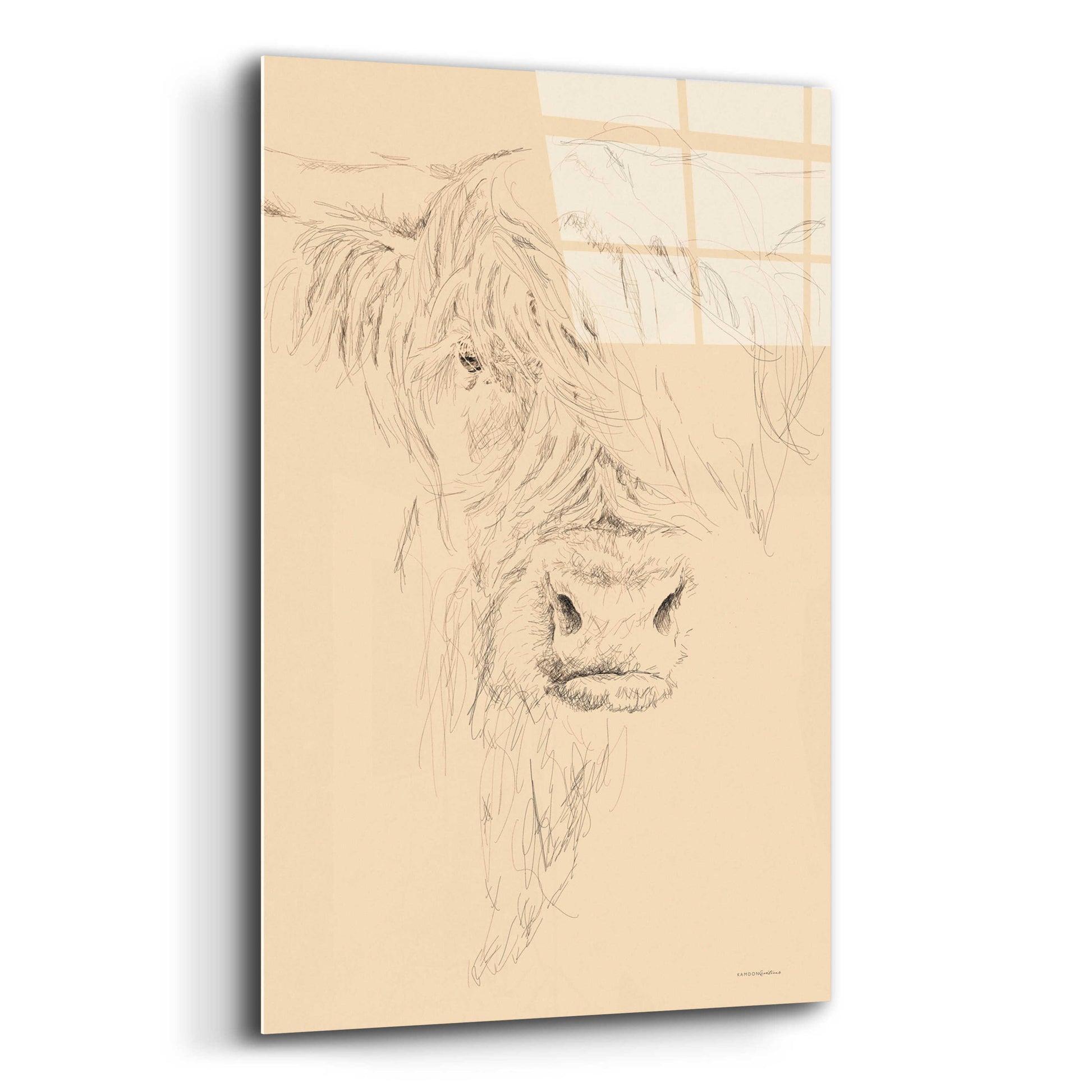 Epic Art 'Hairy Sally' by Kamdon Kreations, Acrylic Glass Wall Art,12x16