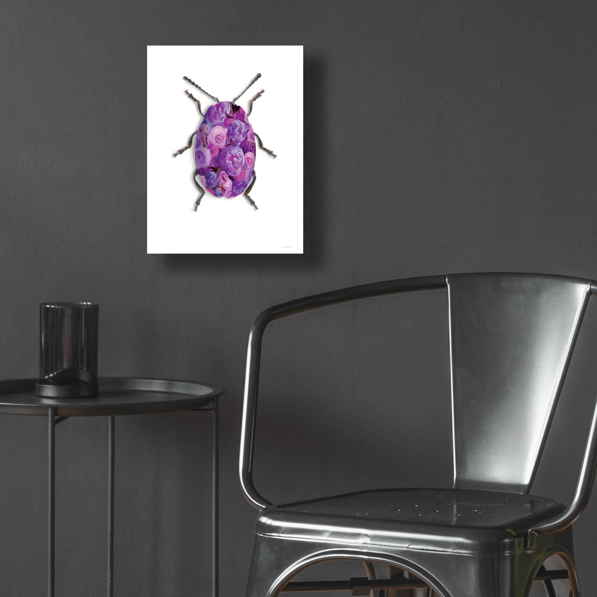Epic Art 'Purple Camo' by Kamdon Kreations, Acrylic Glass Wall Art,12x16