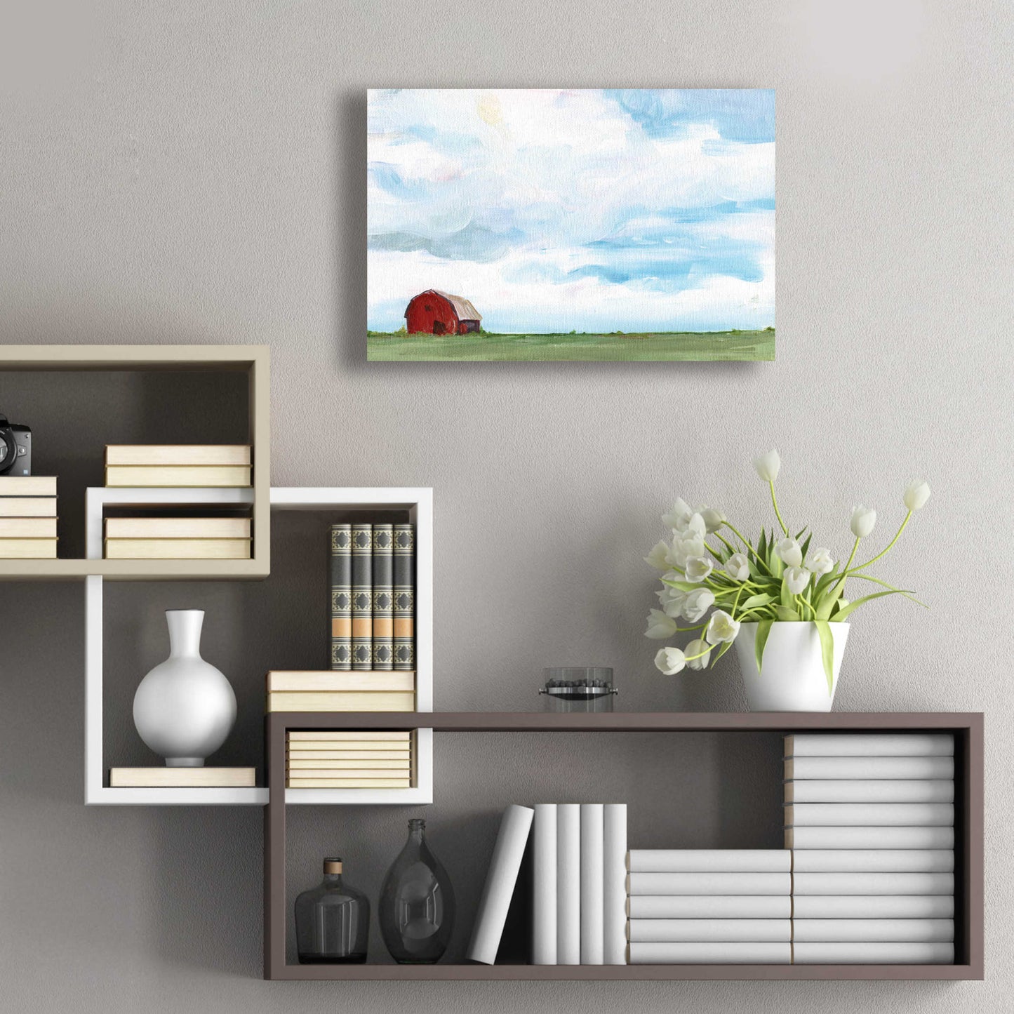 Epic Art 'Farming on the Range' by Kamdon Kreations, Acrylic Glass Wall Art,24x16