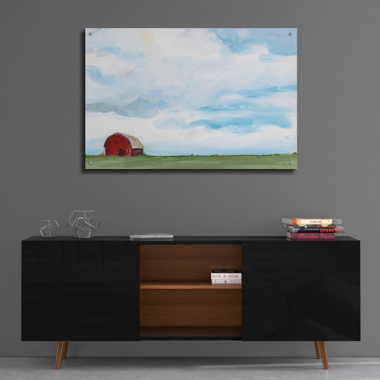 Epic Art 'Farming on the Range' by Kamdon Kreations, Acrylic Glass Wall Art,36x24