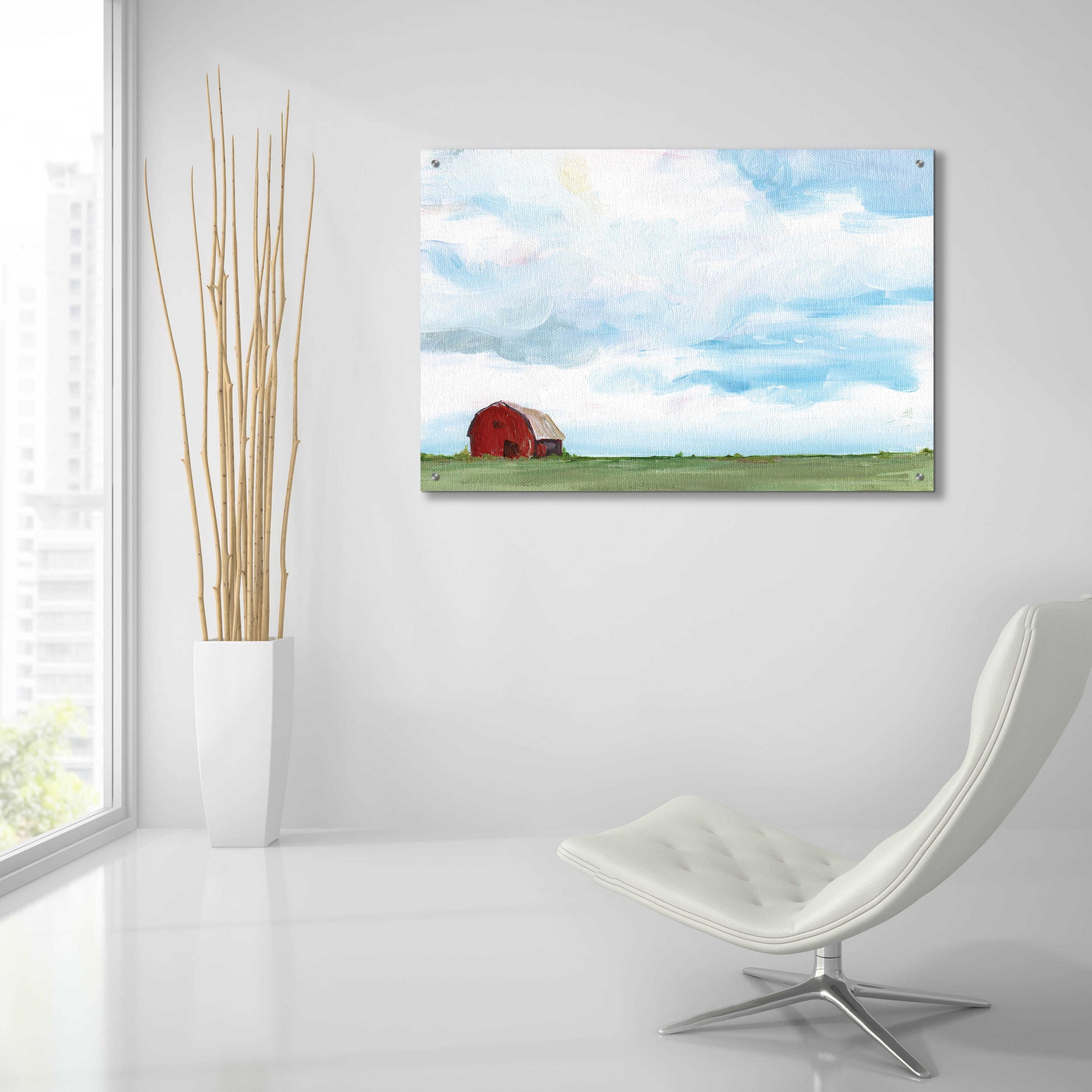 Epic Art 'Farming on the Range' by Kamdon Kreations, Acrylic Glass Wall Art,36x24