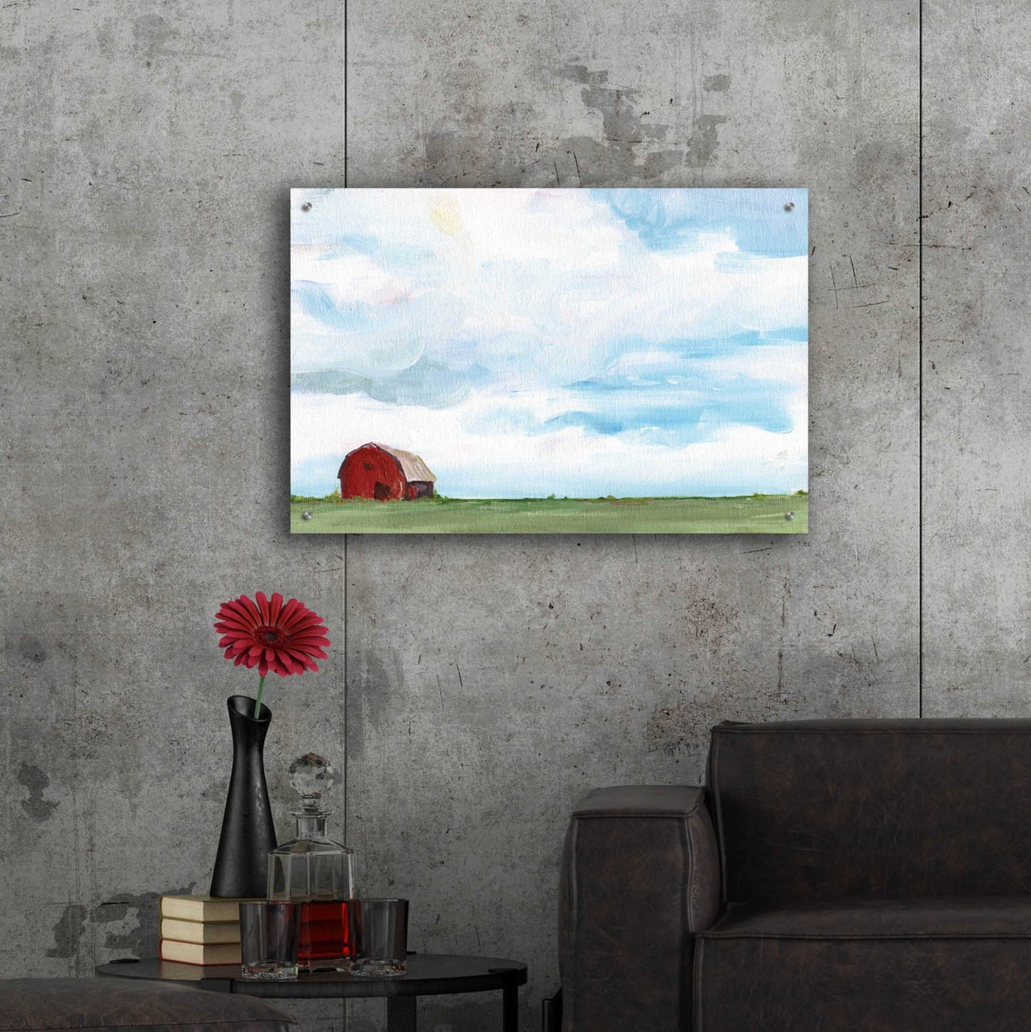 Epic Art 'Farming on the Range' by Kamdon Kreations, Acrylic Glass Wall Art,36x24