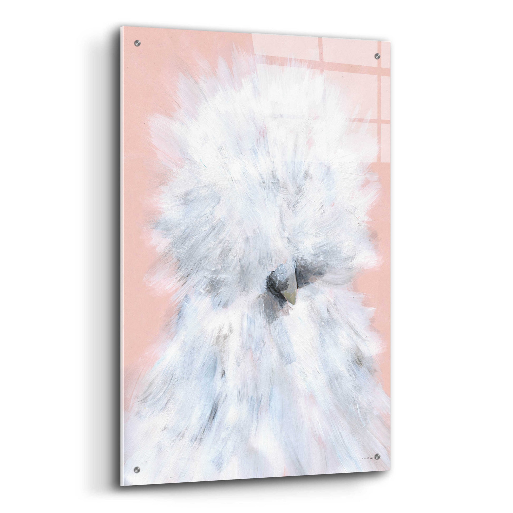 Epic Art 'That Chick Has Great Hair' by Kamdon Kreations, Acrylic Glass Wall Art,24x36