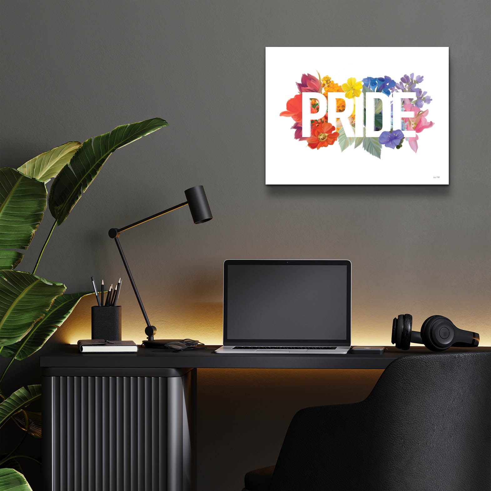 Epic Art 'Rainbow Pride' by House Fenway, Acrylic Glass Wall Art,16x12