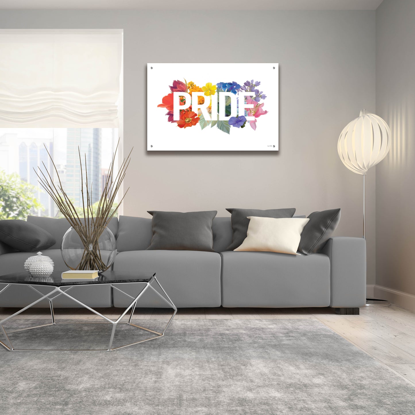 Epic Art 'Rainbow Pride' by House Fenway, Acrylic Glass Wall Art,36x24