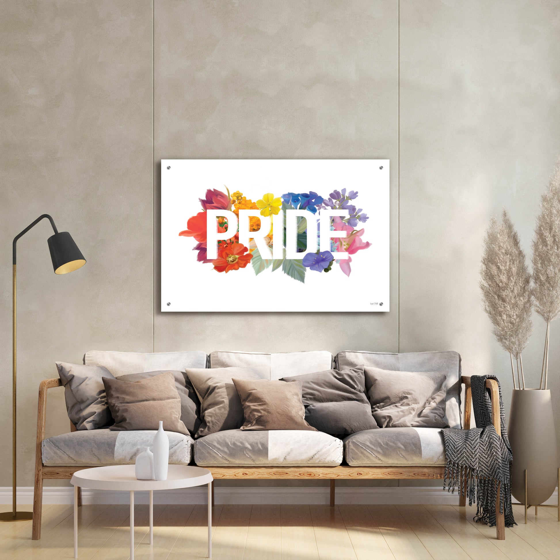 Epic Art 'Rainbow Pride' by House Fenway, Acrylic Glass Wall Art,36x24