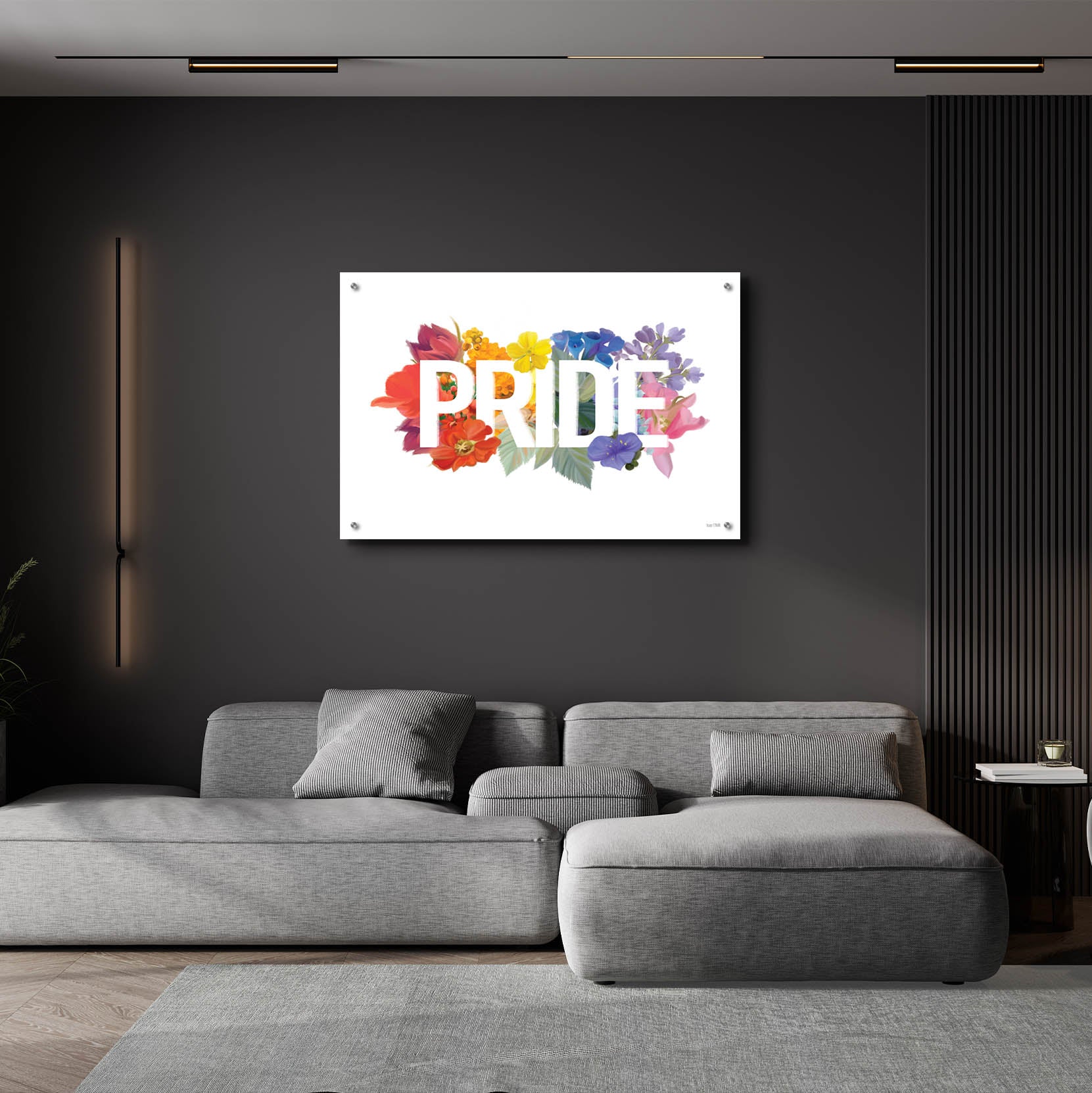 Epic Art 'Rainbow Pride' by House Fenway, Acrylic Glass Wall Art,36x24