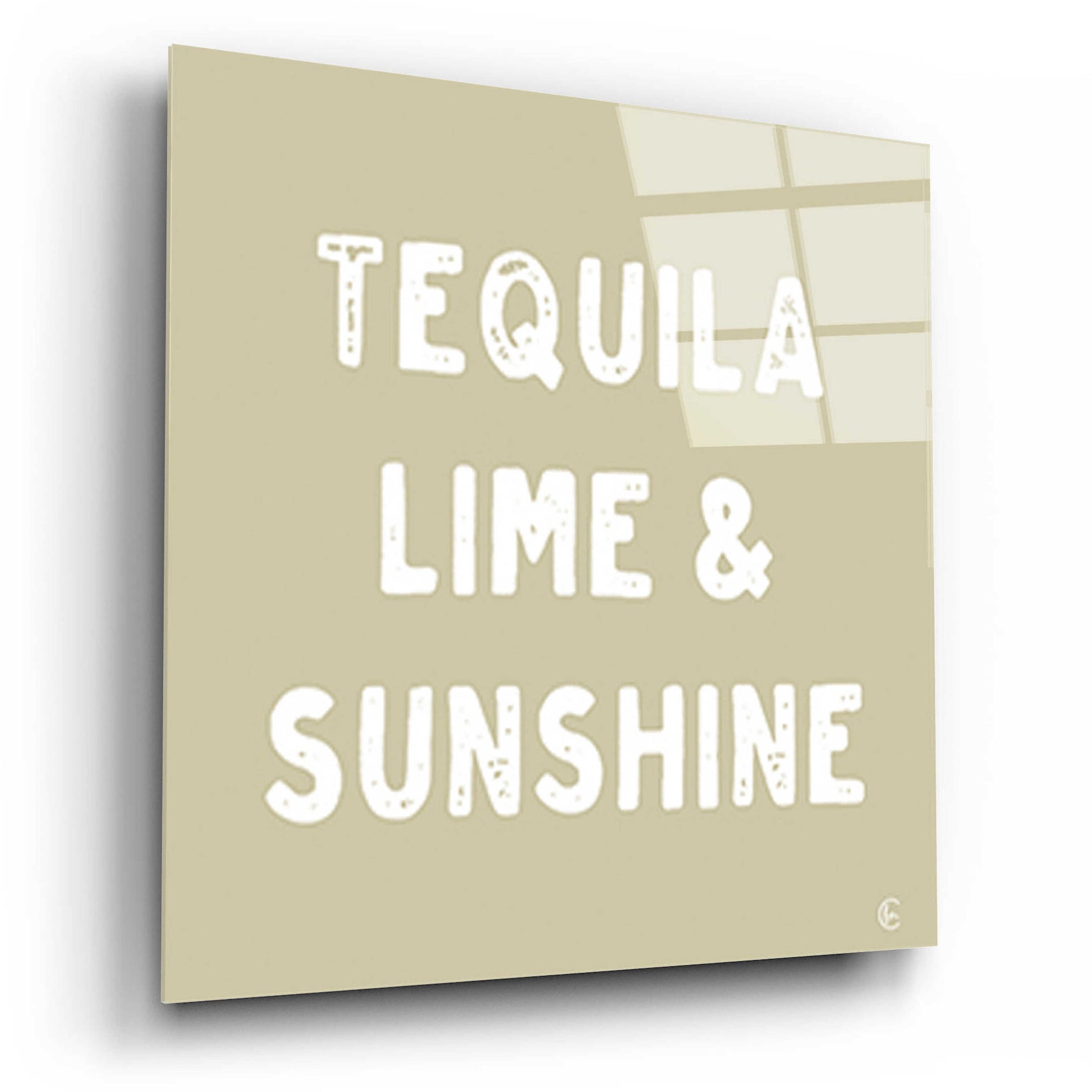 Epic Art 'Tequila, Lime & Sunshine' by Fearfully Made Creations, Acrylic Glass Wall Art,12x12