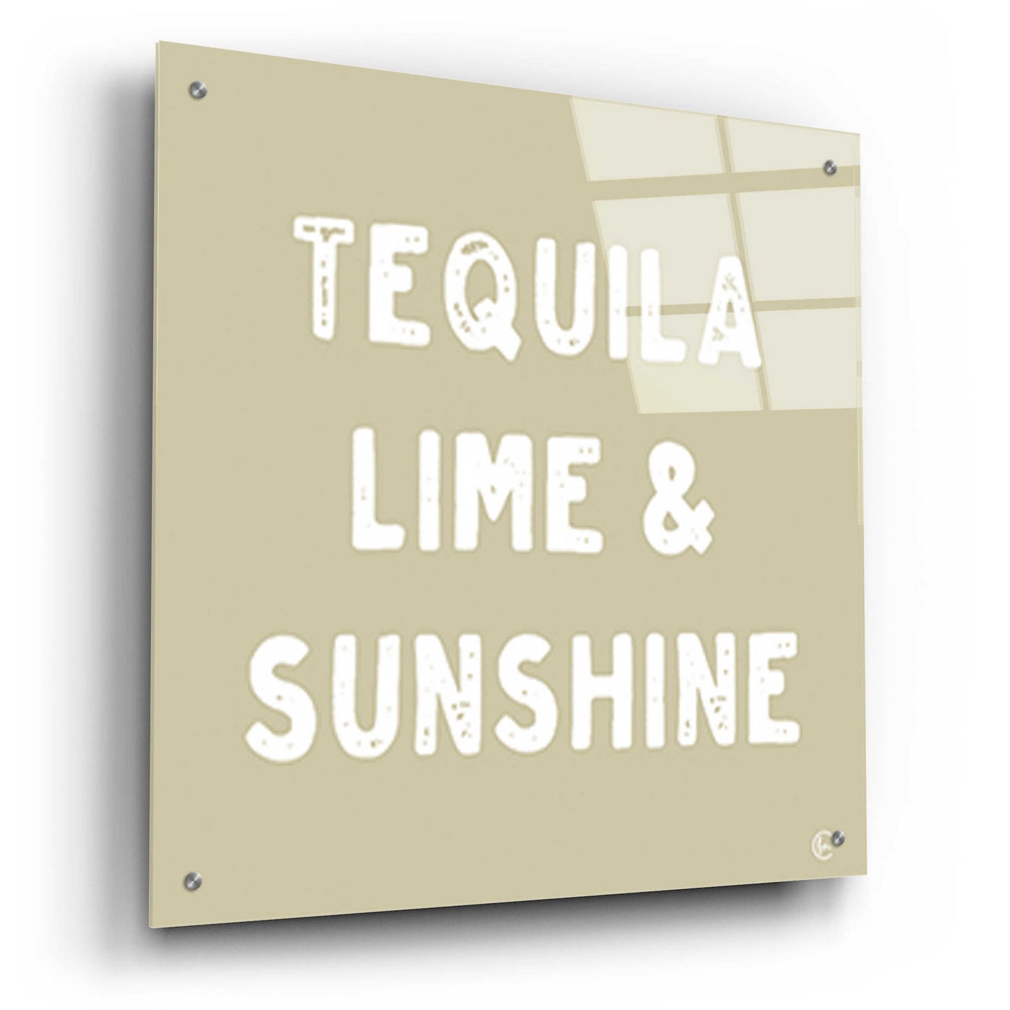 Epic Art 'Tequila, Lime & Sunshine' by Fearfully Made Creations, Acrylic Glass Wall Art,24x24