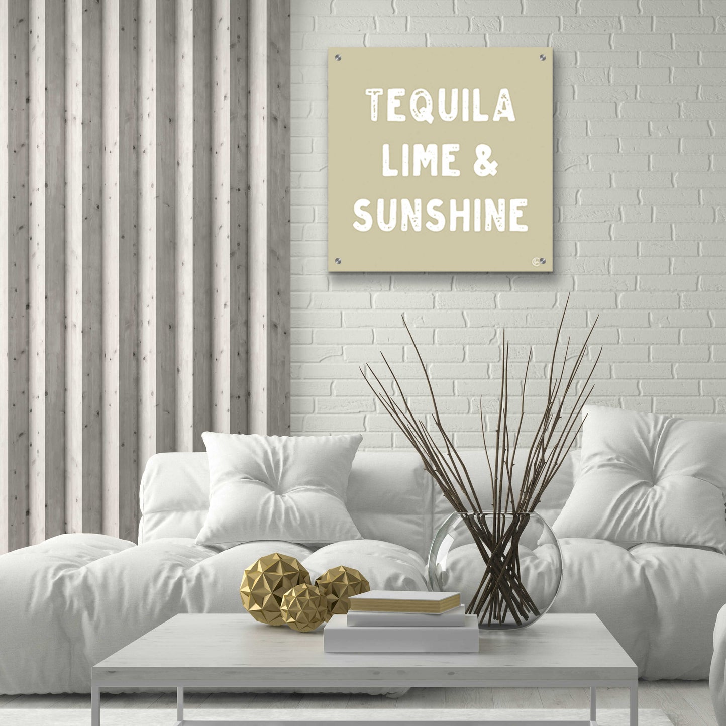 Epic Art 'Tequila, Lime & Sunshine' by Fearfully Made Creations, Acrylic Glass Wall Art,24x24