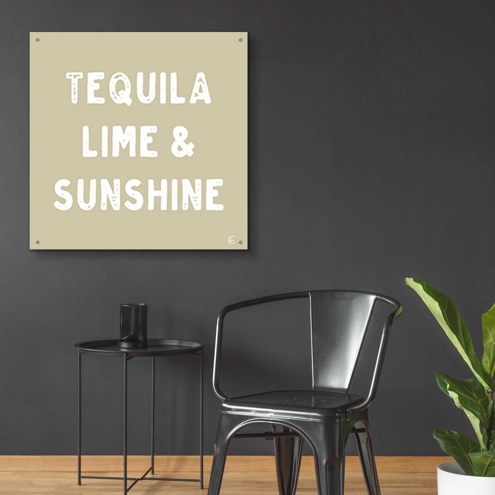 Epic Art 'Tequila, Lime & Sunshine' by Fearfully Made Creations, Acrylic Glass Wall Art,36x36