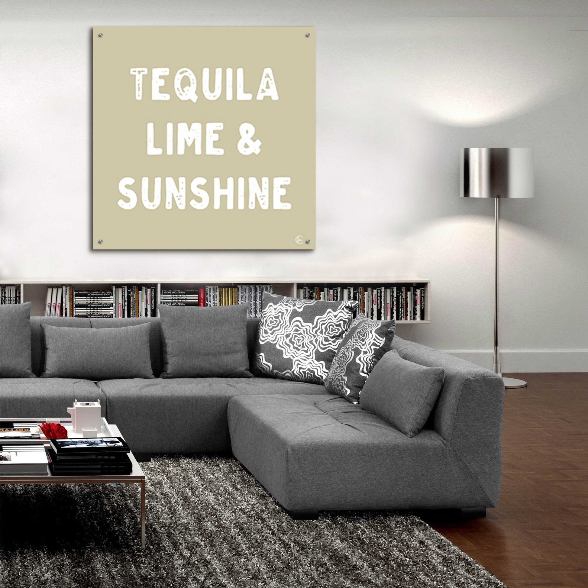 Epic Art 'Tequila, Lime & Sunshine' by Fearfully Made Creations, Acrylic Glass Wall Art,36x36