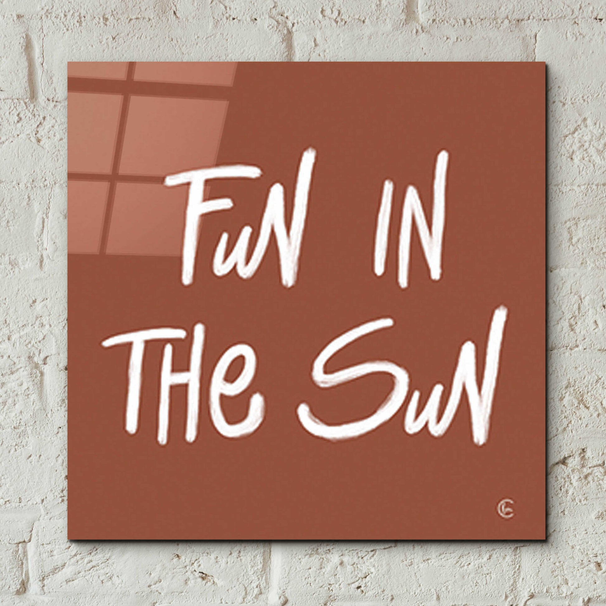 Epic Art 'Fun in the Sun' by Fearfully Made Creations, Acrylic Glass Wall Art,12x12