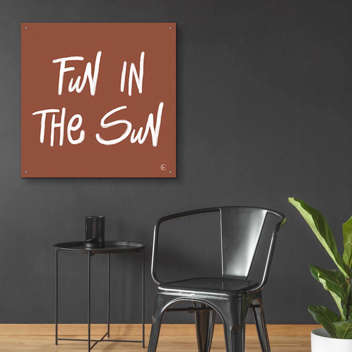 Epic Art 'Fun in the Sun' by Fearfully Made Creations, Acrylic Glass Wall Art,36x36