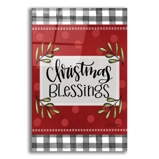 Epic Art 'Christmas Blessings' by L. Larson, Acrylic Glass Wall Art