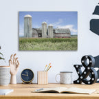 Epic Art 'Long Point Barn' by Lori Deiter, Acrylic Glass Wall Art,16x12