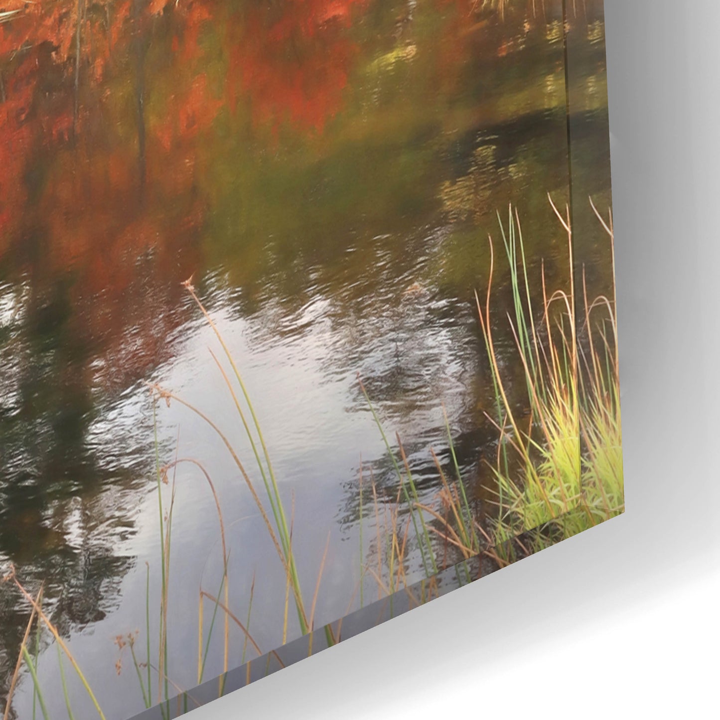 Epic Art 'Adirondacks Foliage' by Lori Deiter, Acrylic Glass Wall Art,16x12