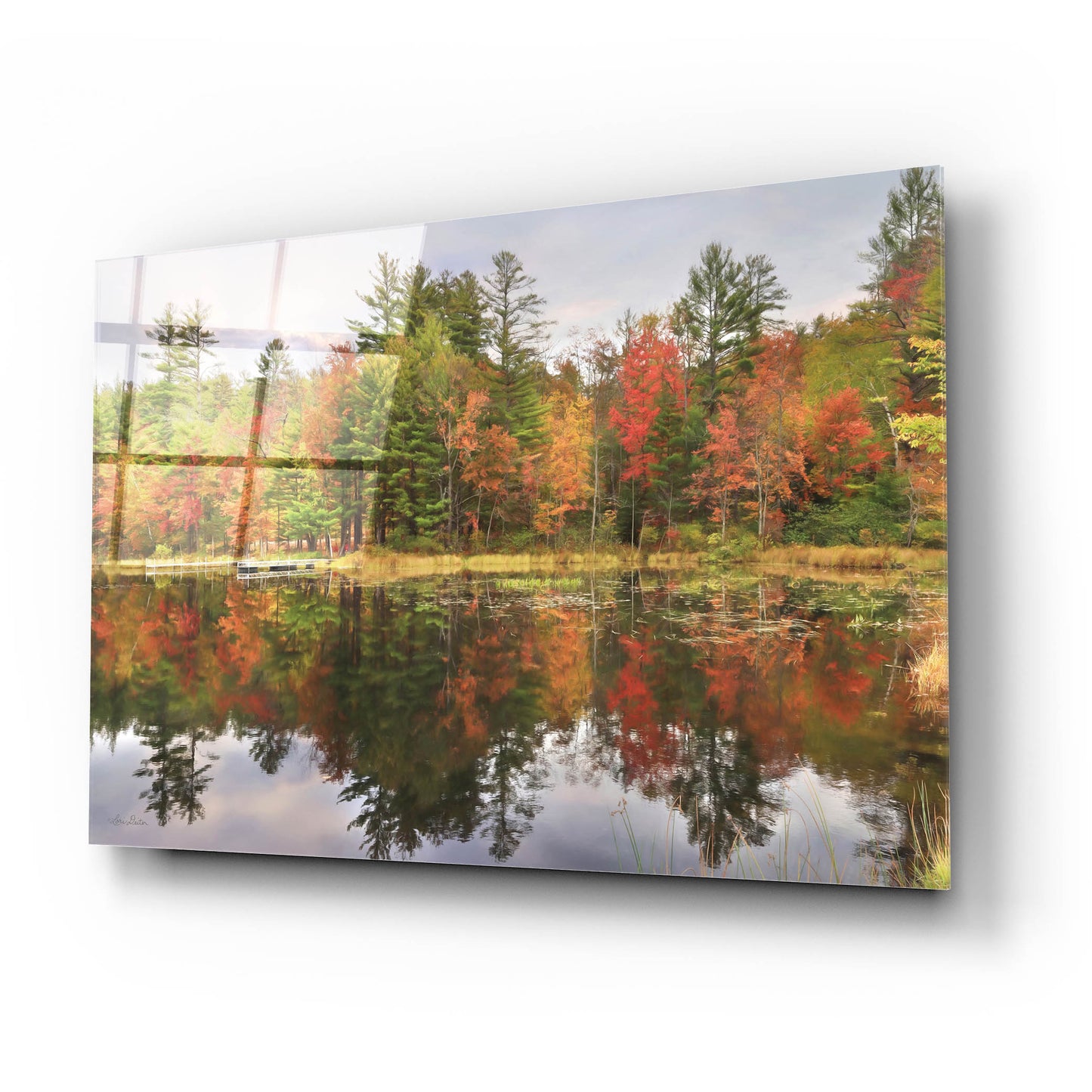 Epic Art 'Adirondacks Foliage' by Lori Deiter, Acrylic Glass Wall Art,24x16