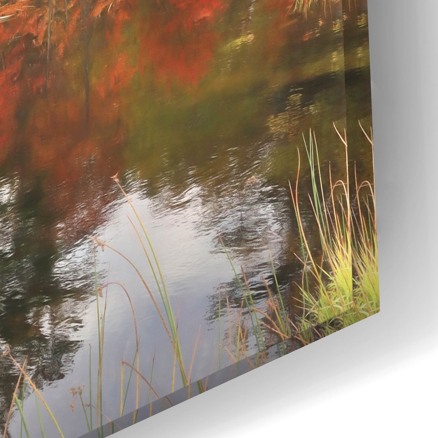 Epic Art 'Adirondacks Foliage' by Lori Deiter, Acrylic Glass Wall Art,24x16