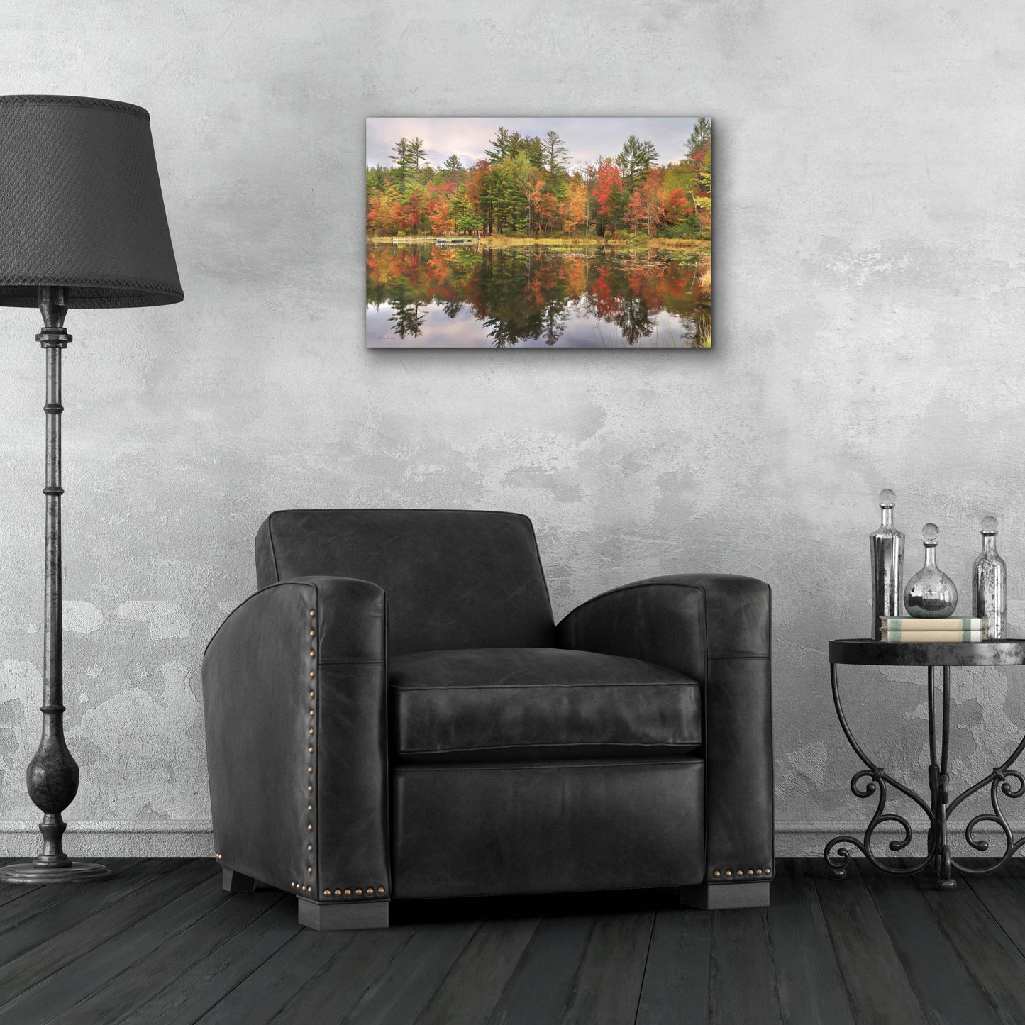 Epic Art 'Adirondacks Foliage' by Lori Deiter, Acrylic Glass Wall Art,24x16