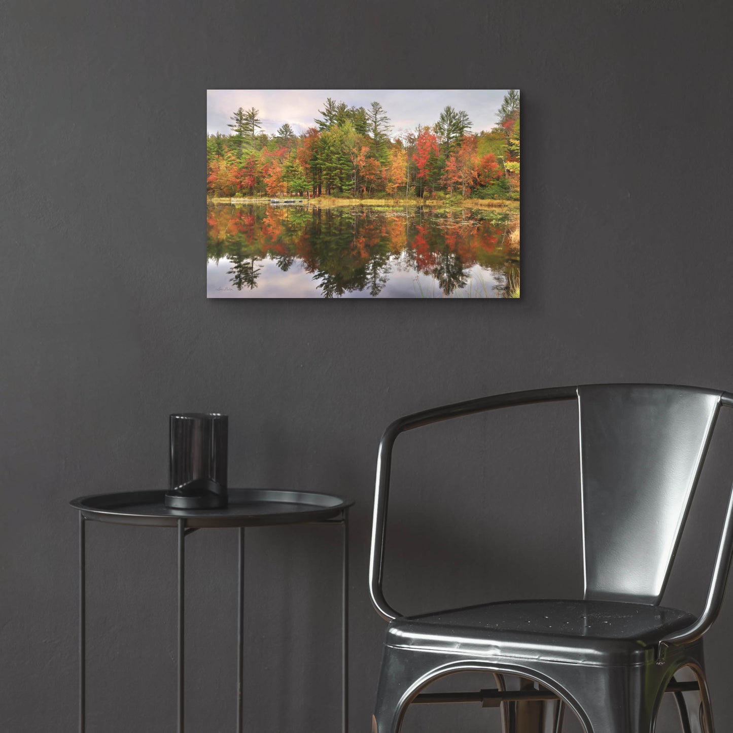 Epic Art 'Adirondacks Foliage' by Lori Deiter, Acrylic Glass Wall Art,24x16