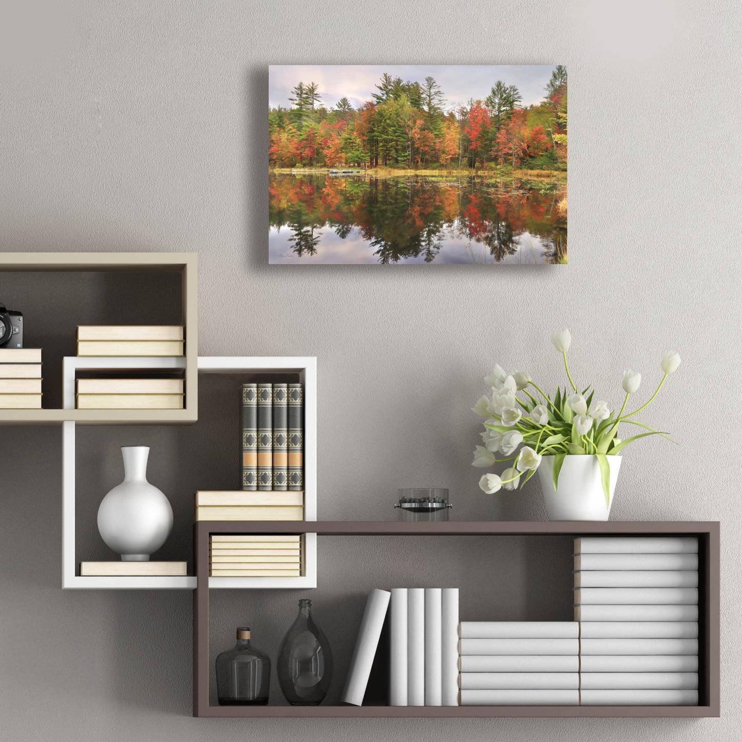 Epic Art 'Adirondacks Foliage' by Lori Deiter, Acrylic Glass Wall Art,24x16