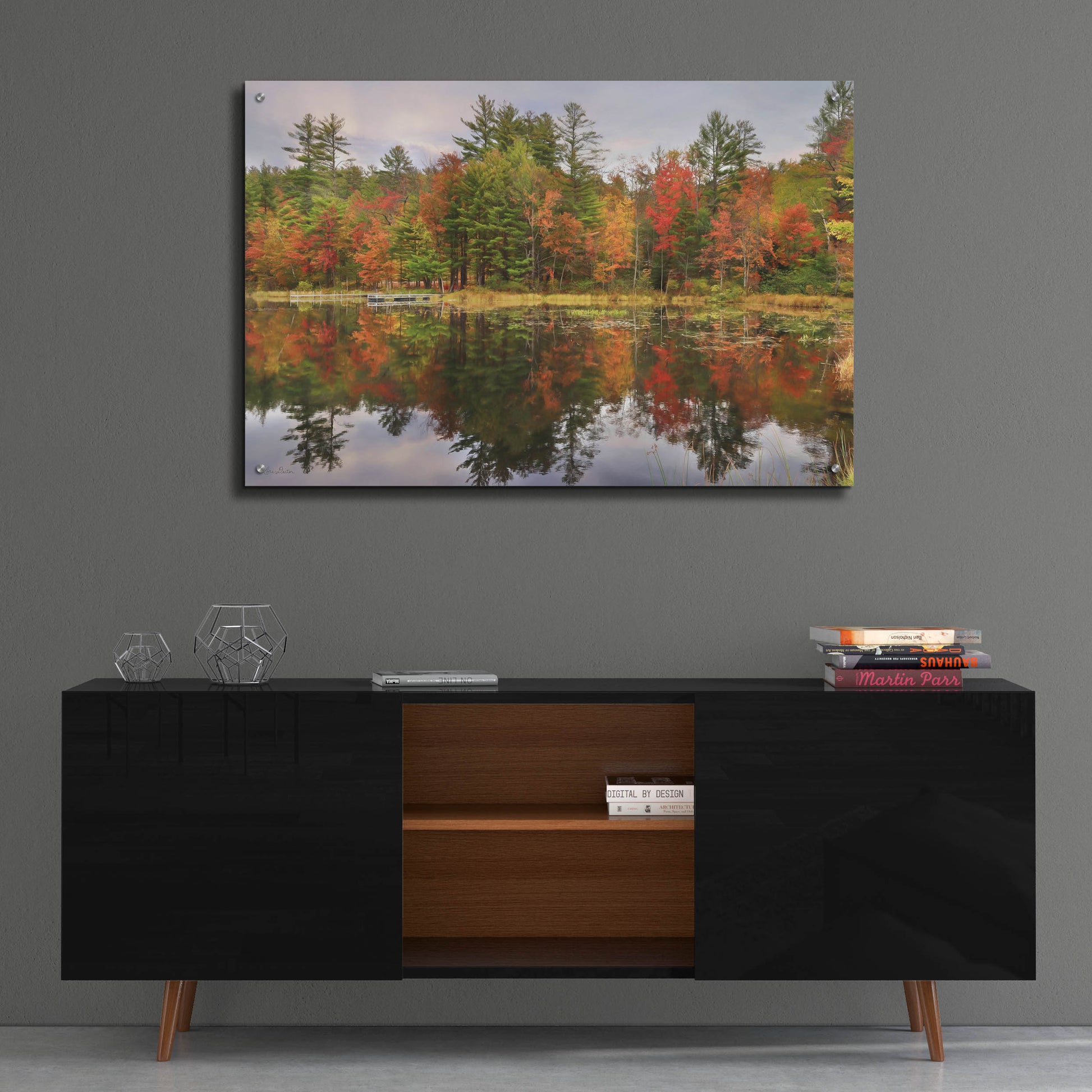 Epic Art 'Adirondacks Foliage' by Lori Deiter, Acrylic Glass Wall Art,36x24