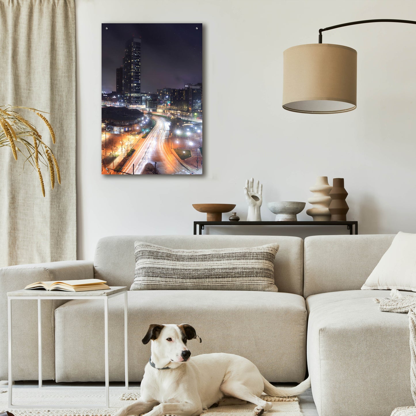 Epic Art 'Inner Harbor Lights II' by Lori Deiter, Acrylic Glass Wall Art,24x36