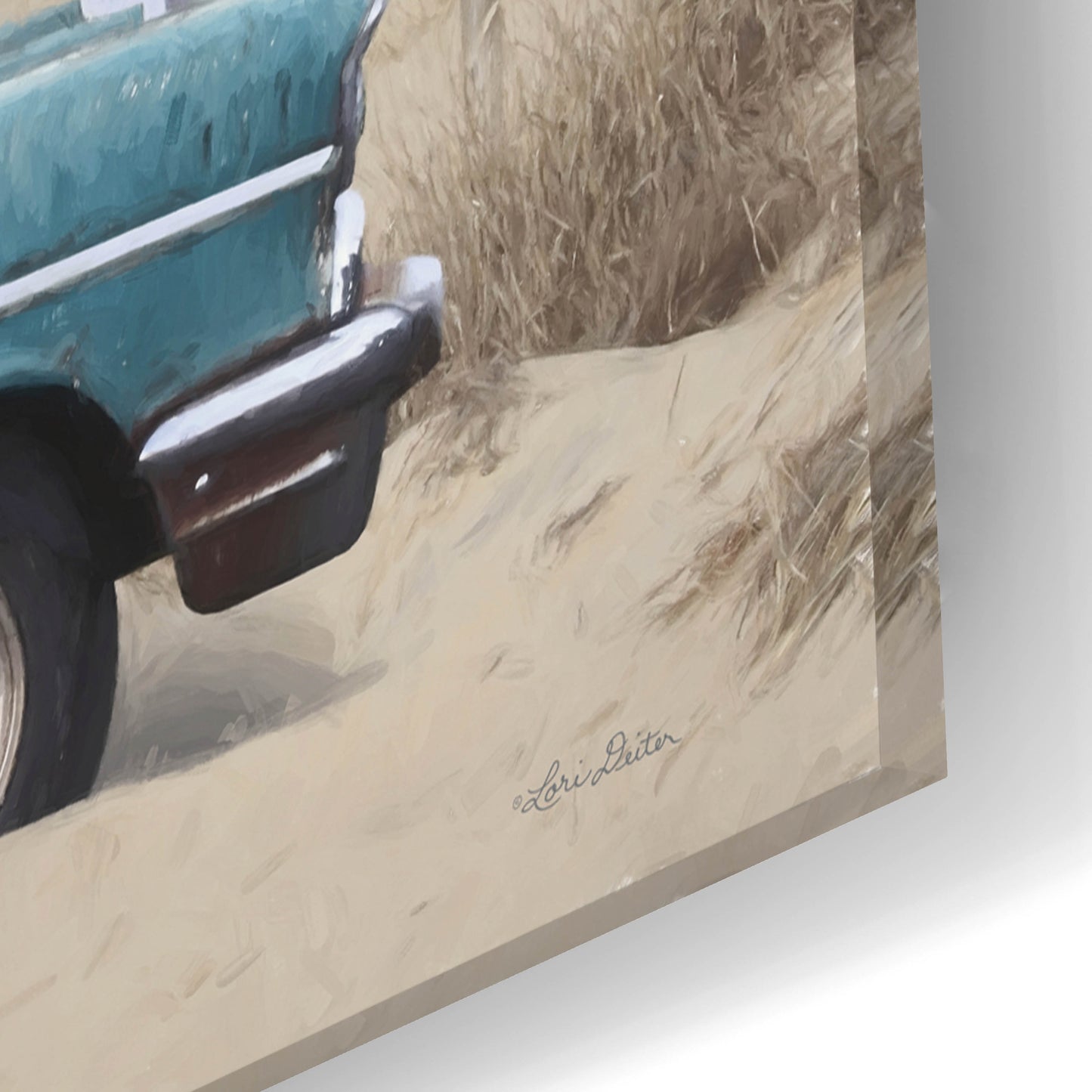 Epic Art 'Surf's Up Too' by Lori Deiter, Acrylic Glass Wall Art,24x16