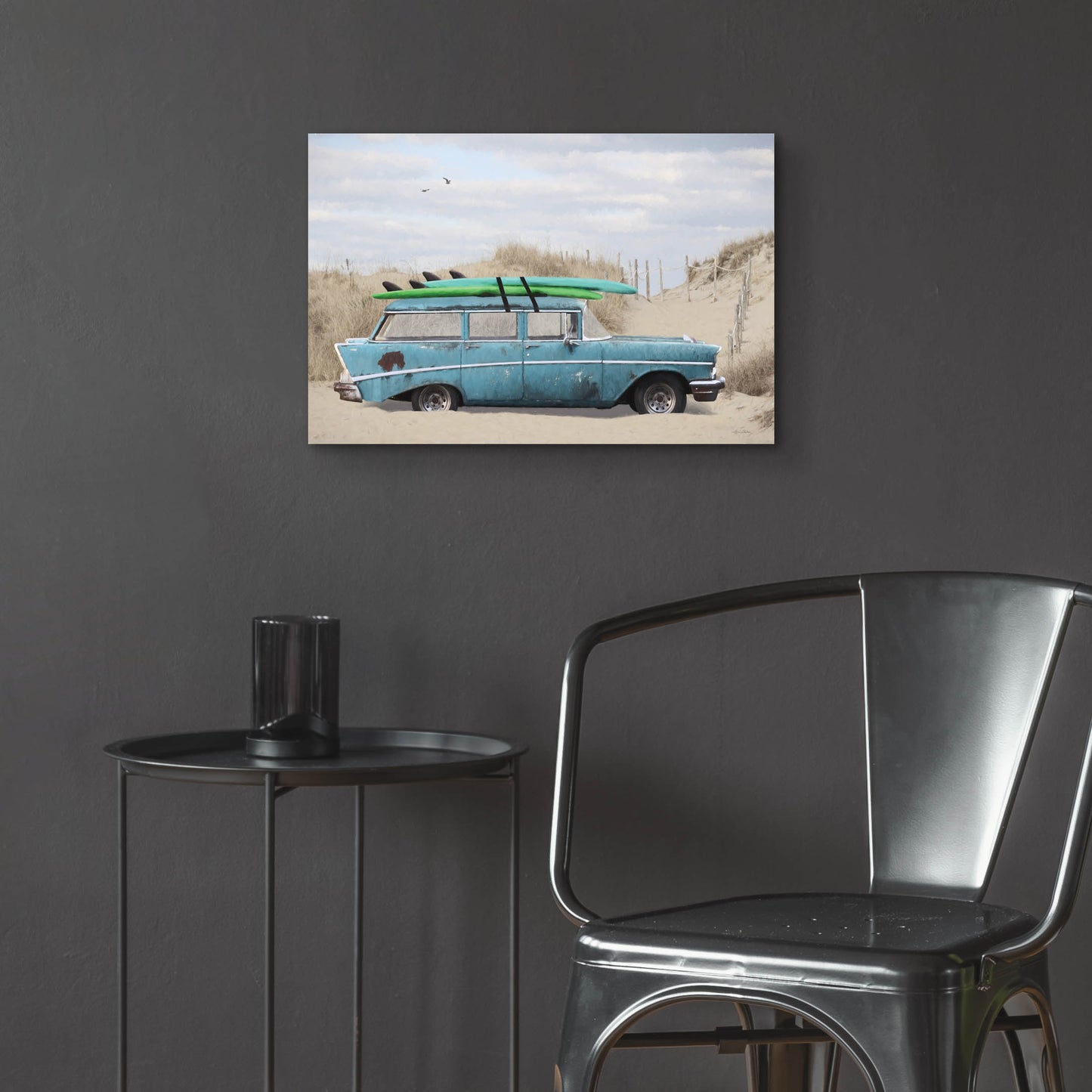 Epic Art 'Surf's Up Too' by Lori Deiter, Acrylic Glass Wall Art,24x16