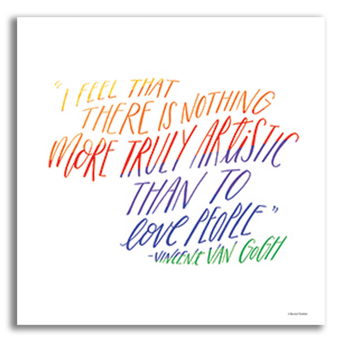 Epic Art 'Love People' by Rachel Nieman, Acrylic Glass Wall Art