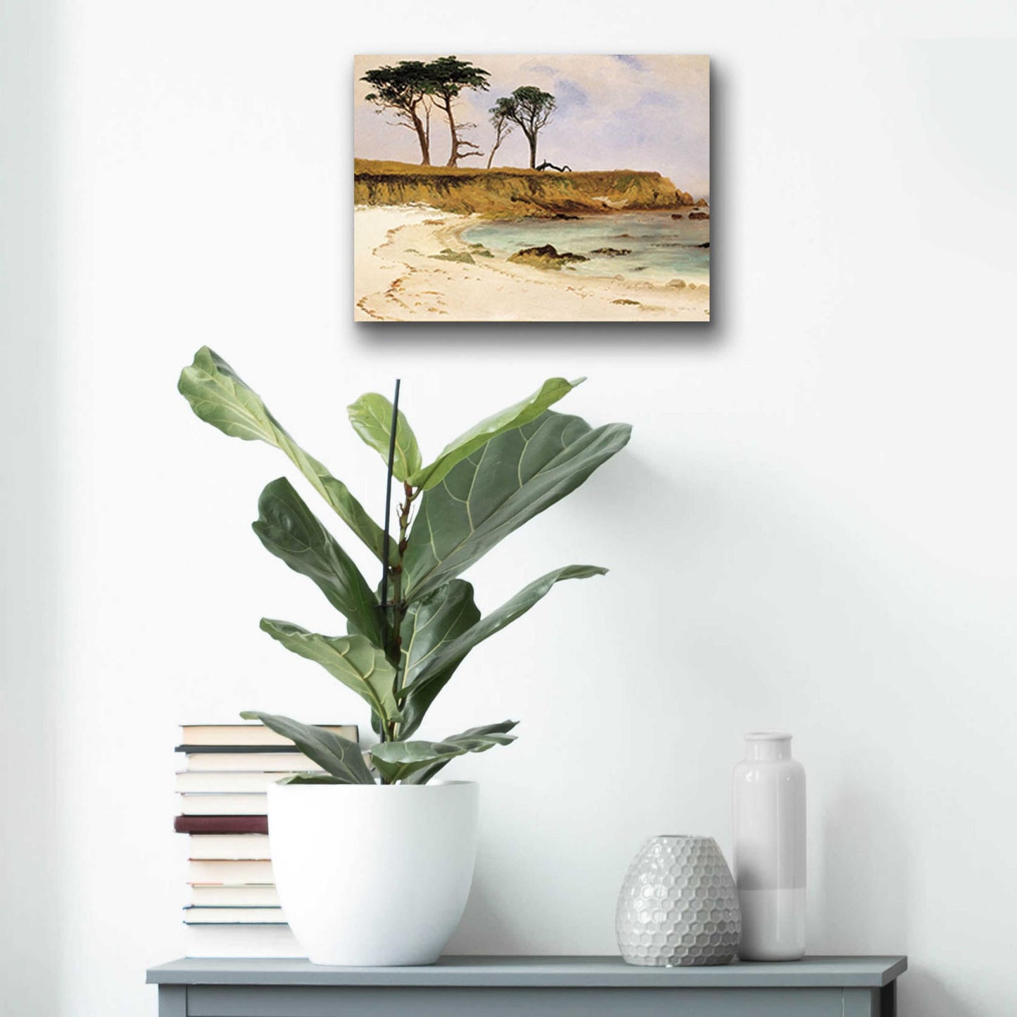 Epic Art 'Along the Coast' by Stellar Design Studio, Acrylic Glass Wall Art,16x12