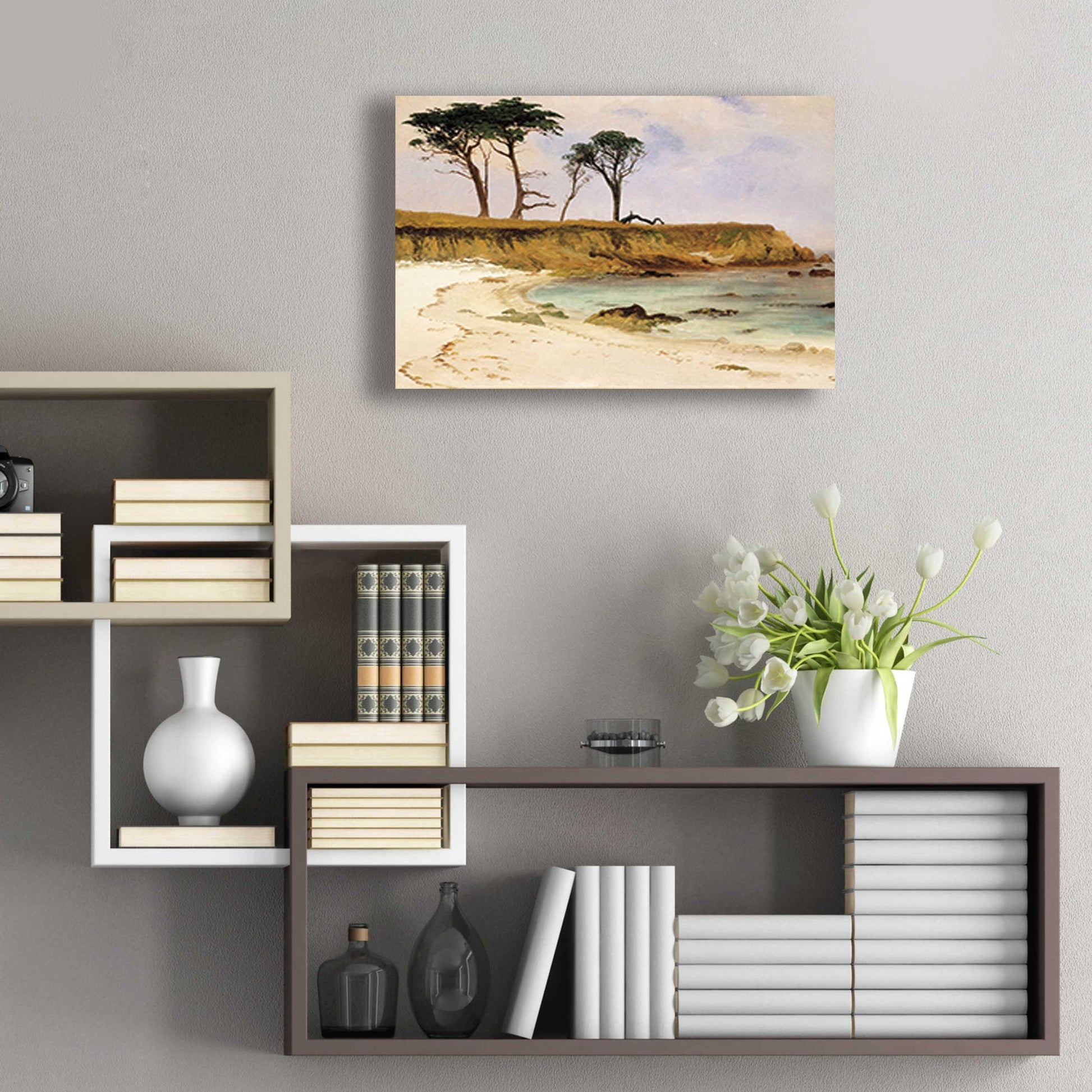 Epic Art 'Along the Coast' by Stellar Design Studio, Acrylic Glass Wall Art,24x16