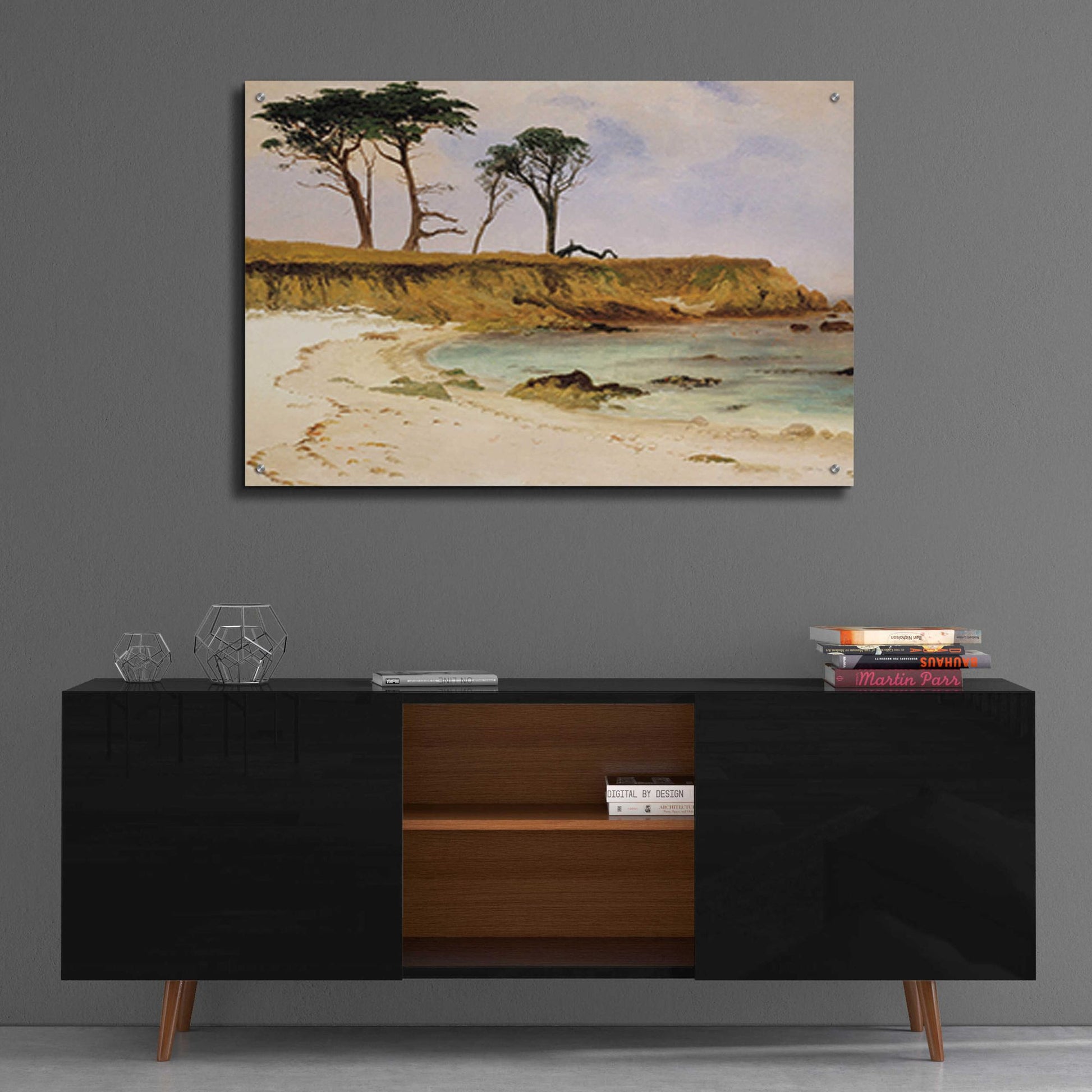 Epic Art 'Along the Coast' by Stellar Design Studio, Acrylic Glass Wall Art,36x24