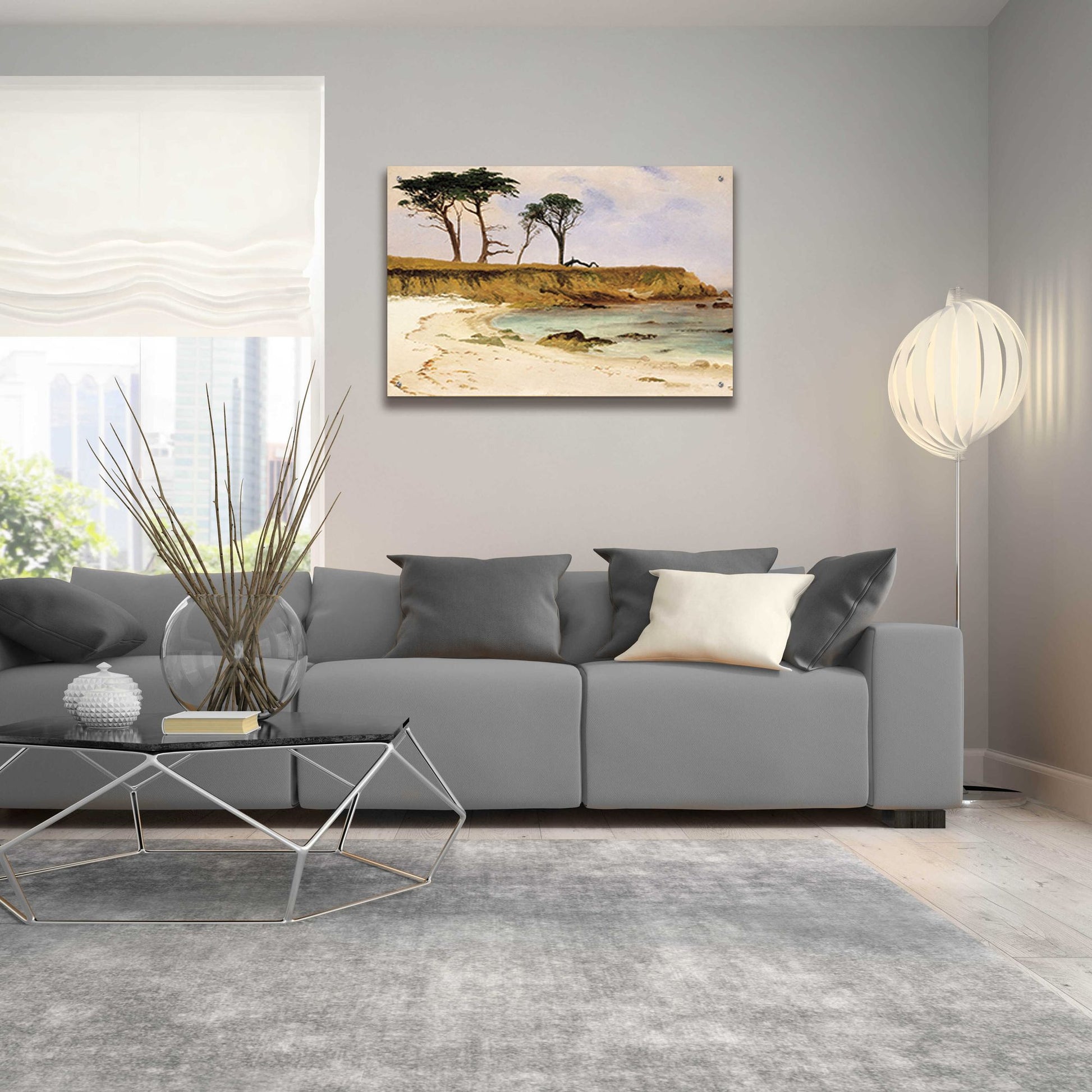 Epic Art 'Along the Coast' by Stellar Design Studio, Acrylic Glass Wall Art,36x24