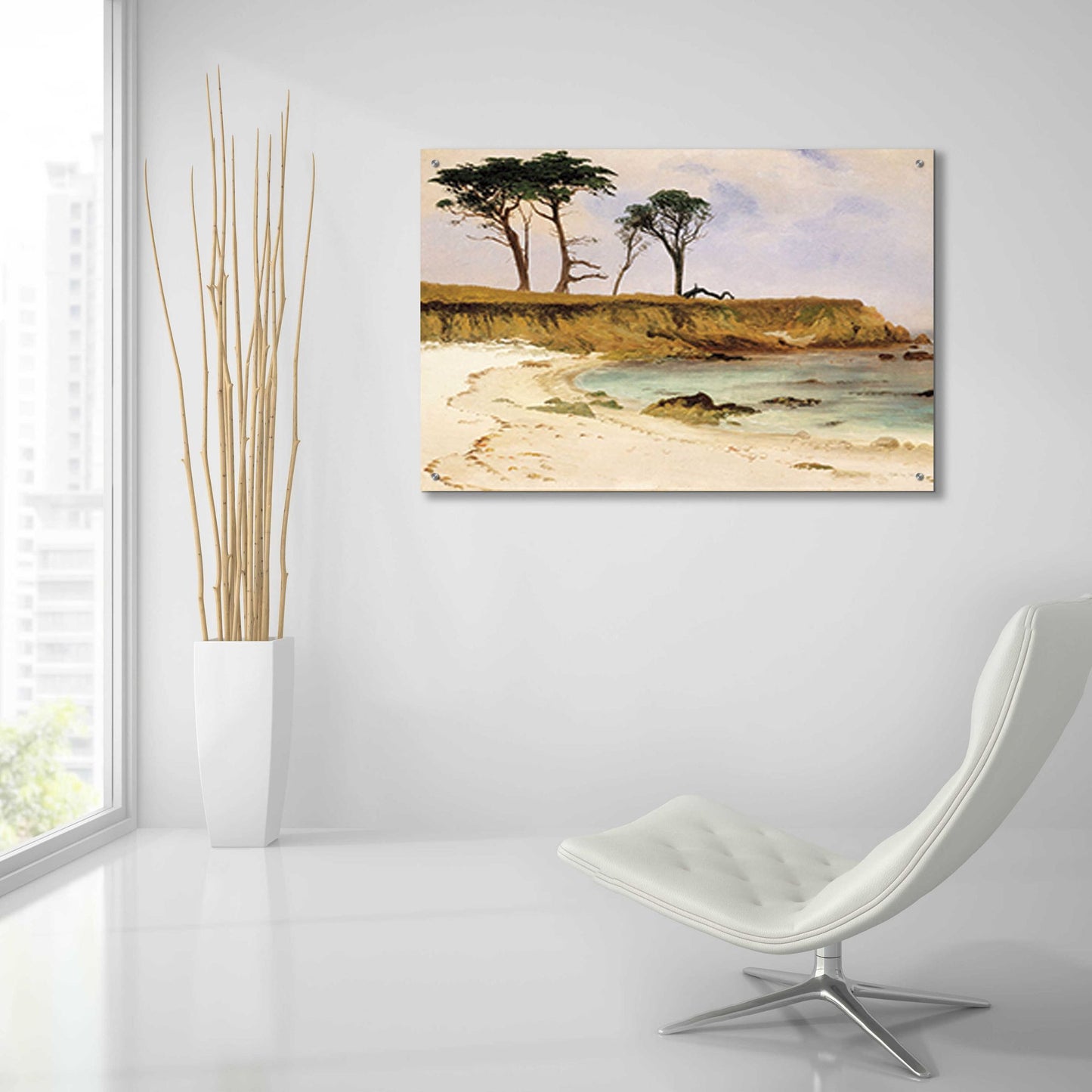 Epic Art 'Along the Coast' by Stellar Design Studio, Acrylic Glass Wall Art,36x24