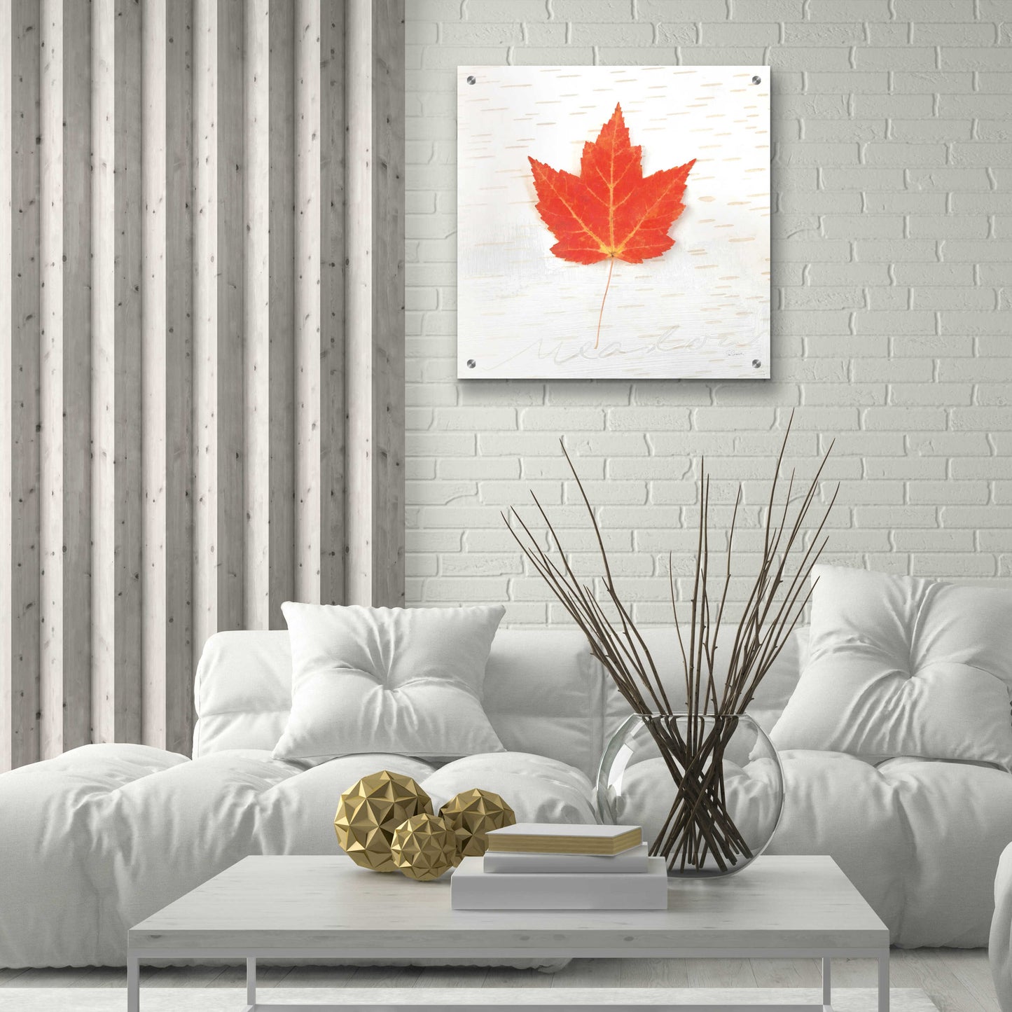 Epic Art 'Autumn Colors I' by Sue Schlabach, Acrylic Glass Wall Art,24x24