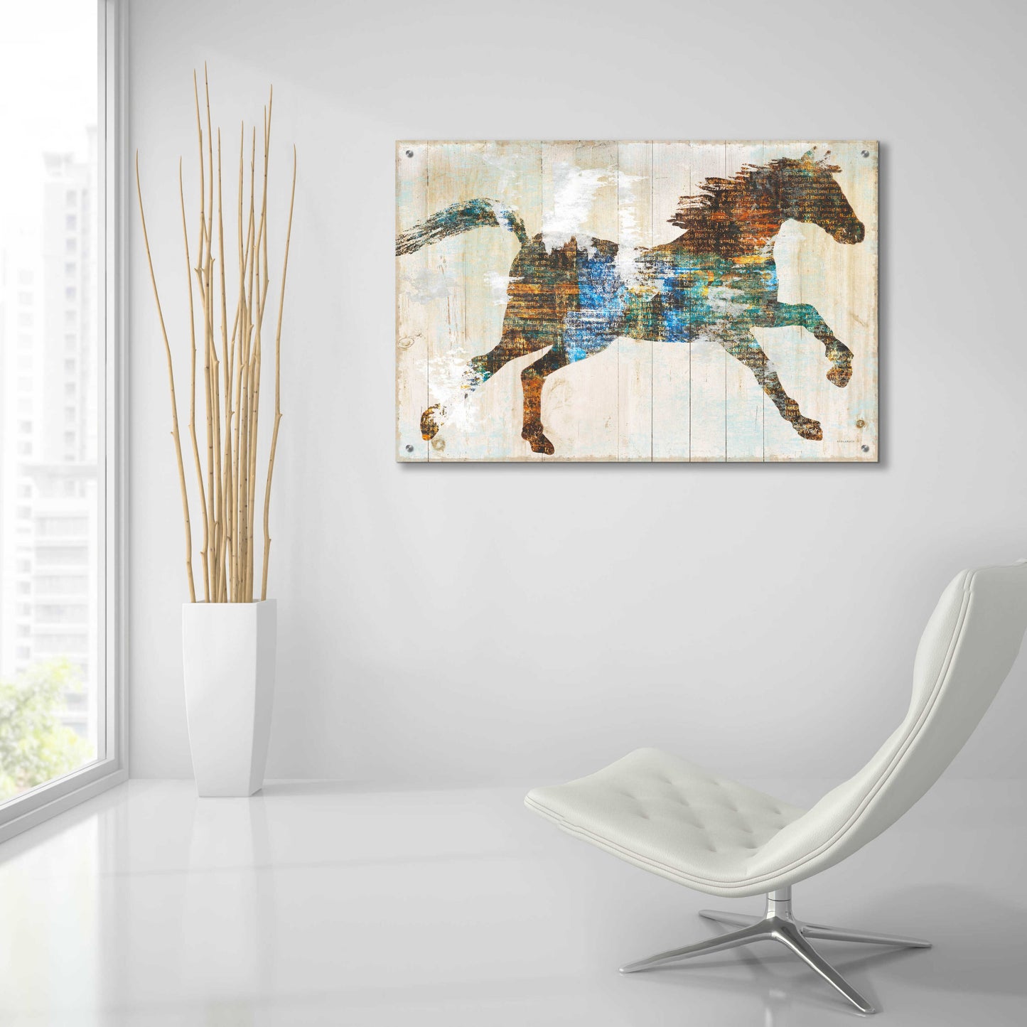 Epic Art 'Free Spirit I Crop' by Sue Schlabach, Acrylic Glass Wall Art,36x24