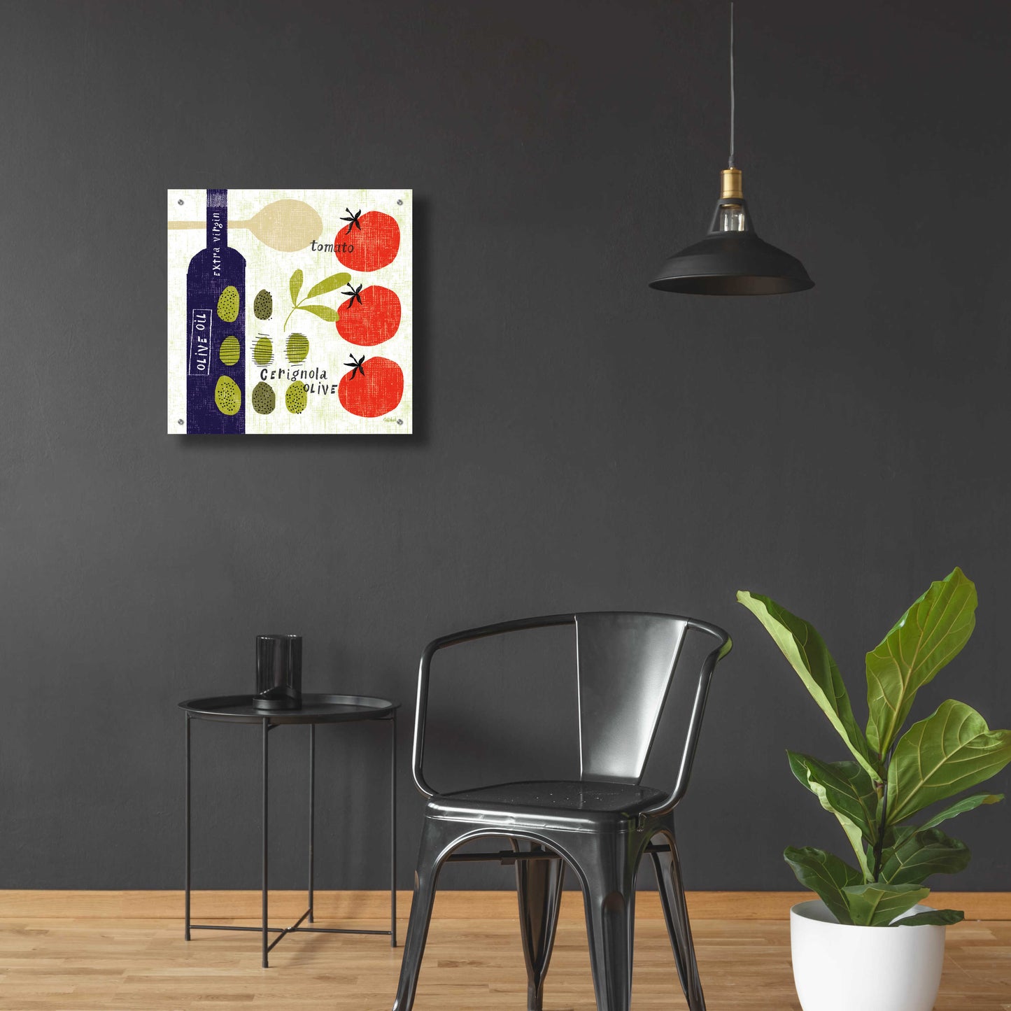 Epic Art 'Italiano Olives' by Sue Schlabach, Acrylic Glass Wall Art,24x24