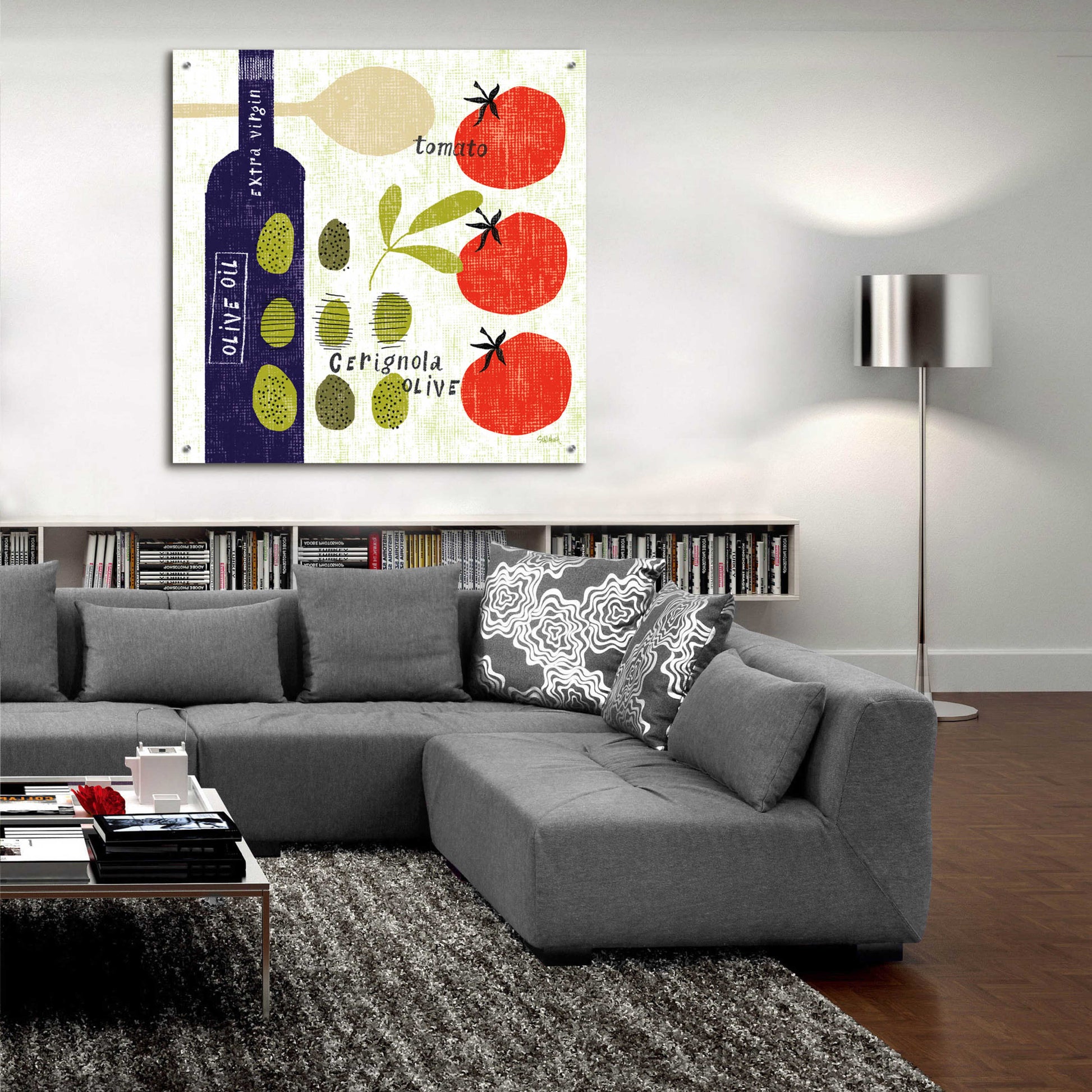 Epic Art 'Italiano Olives' by Sue Schlabach, Acrylic Glass Wall Art,36x36