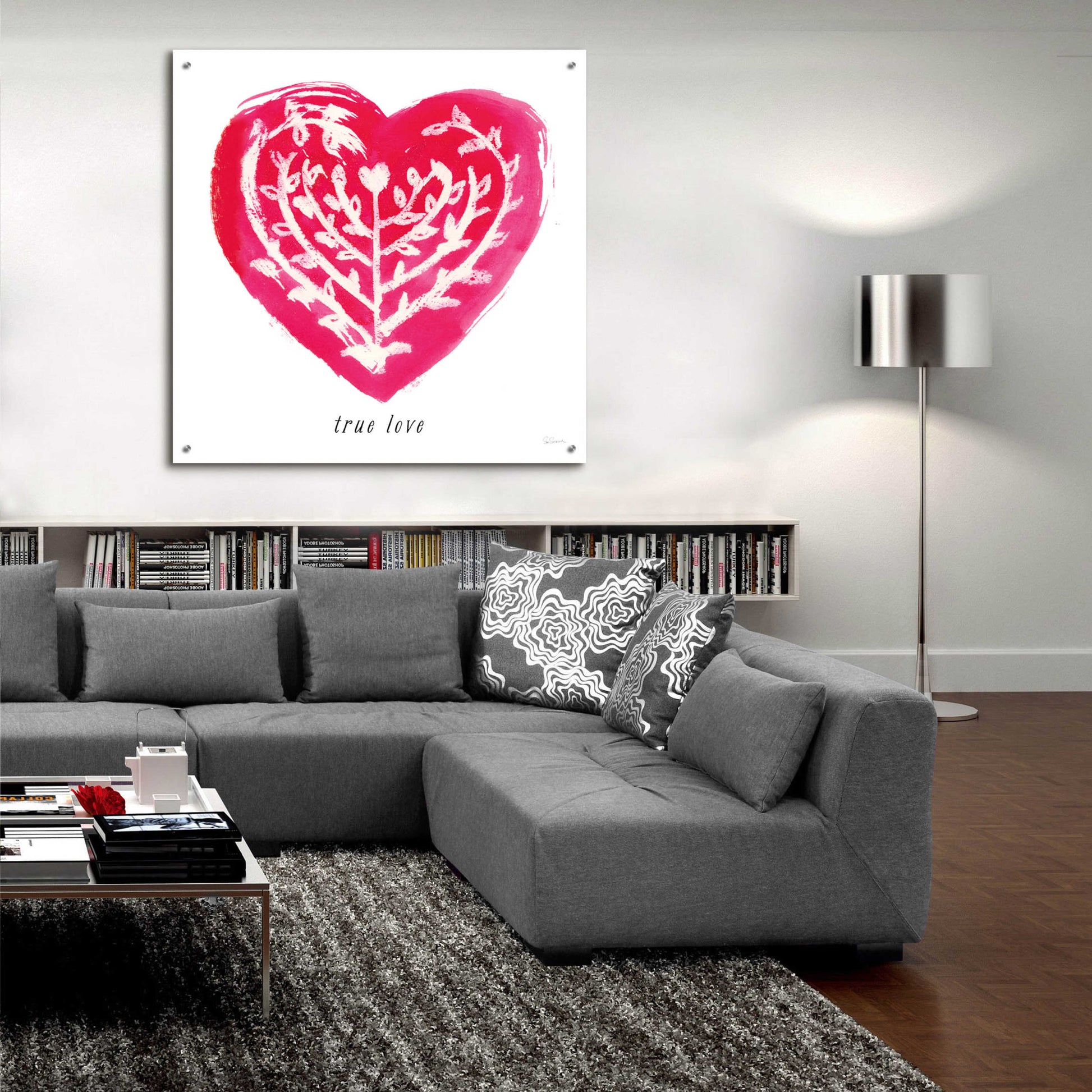 Epic Art 'True Love' by Sue Schlabach, Acrylic Glass Wall Art,36x36