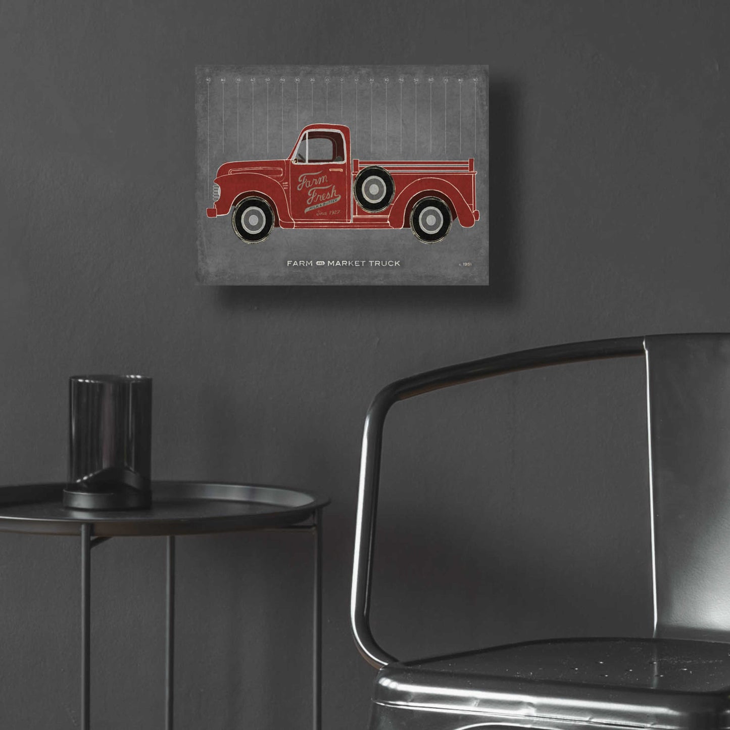 Epic Art 'Farm Truck' by Sue Schlabach, Acrylic Glass Wall Art,16x12