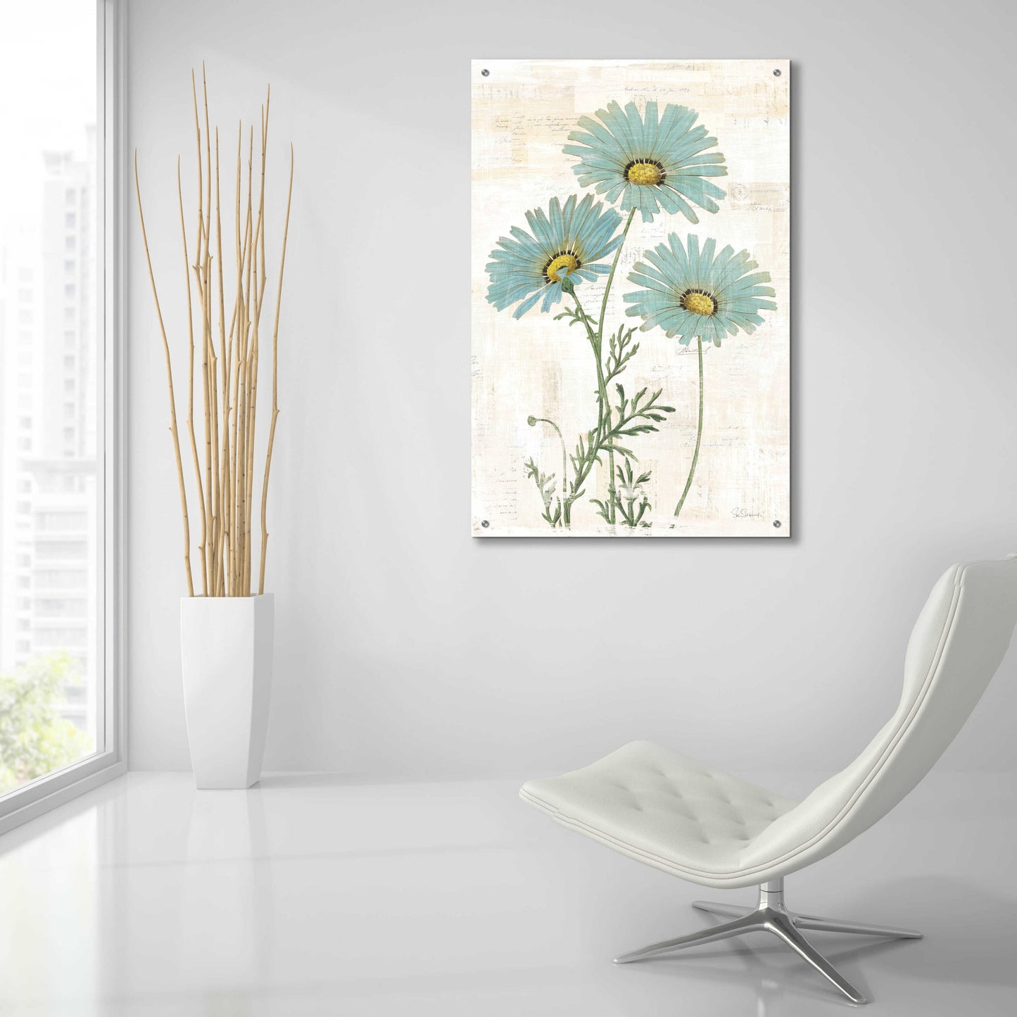 Epic Art 'Bloemen Boek IV v2' by Sue Schlabach, Acrylic Glass Wall Art,24x36