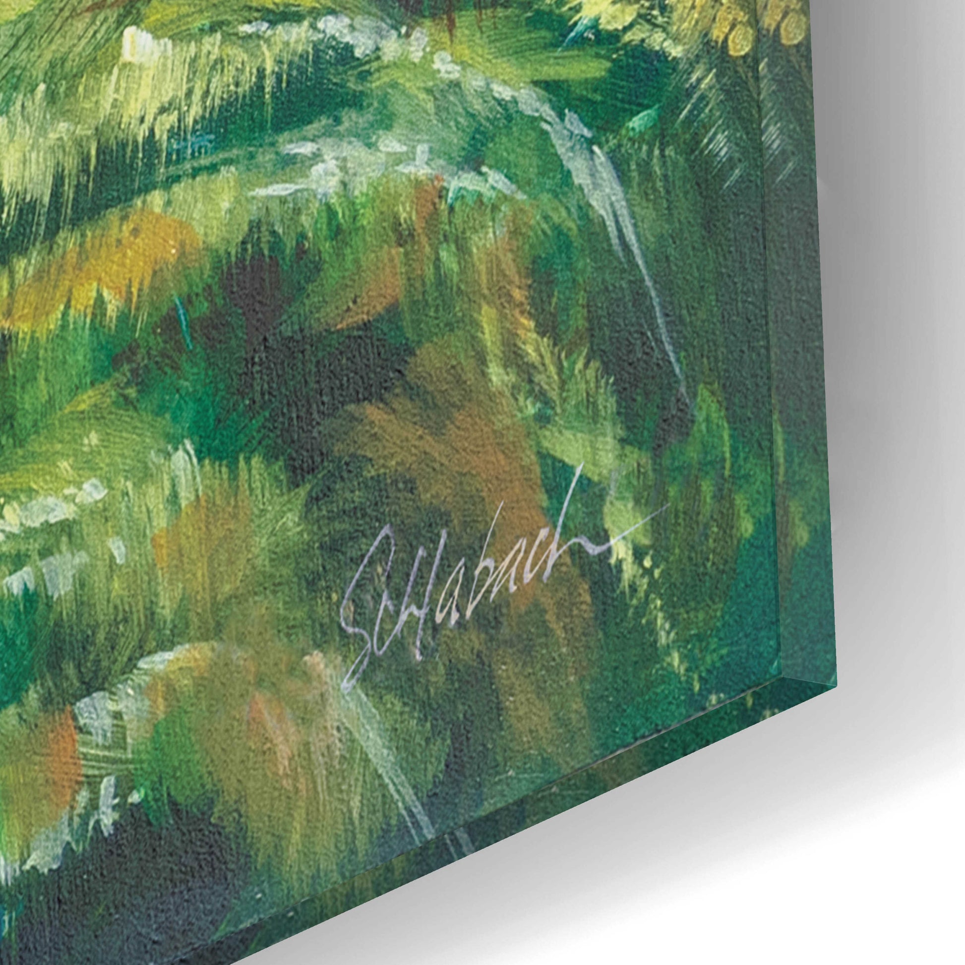 Epic Art 'July Meadow' by Sue Schlabach, Acrylic Glass Wall Art,12x12